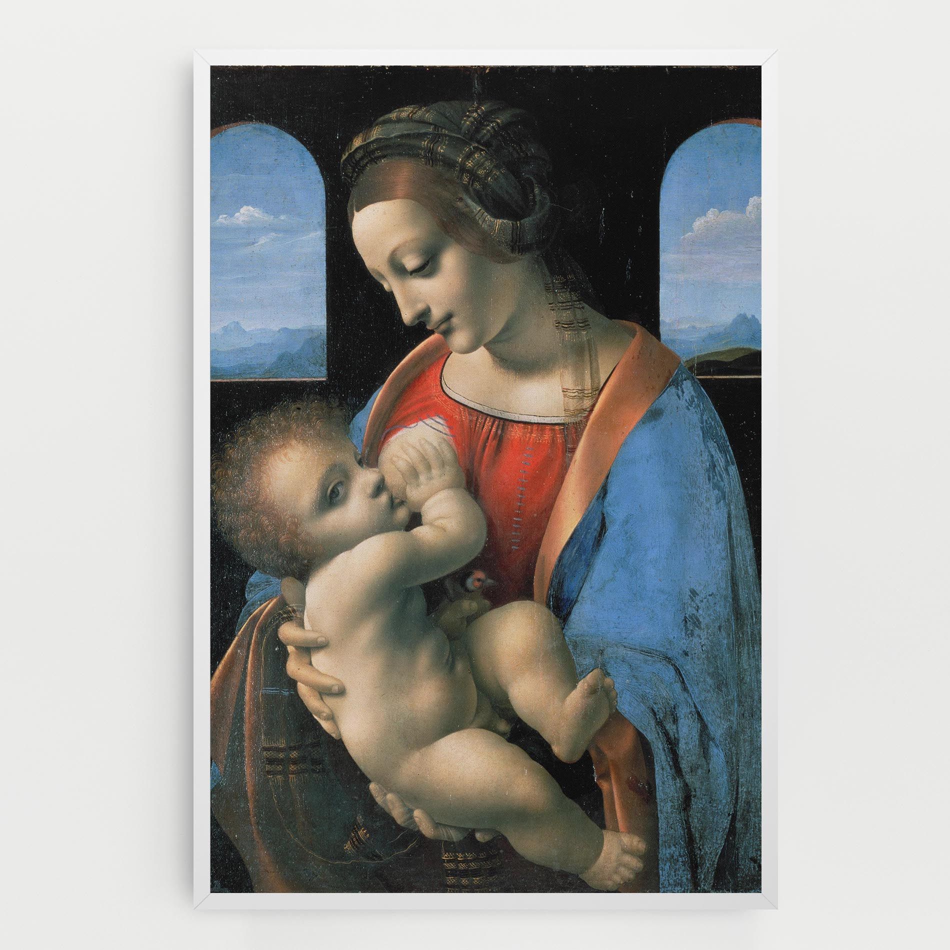 Leonardo Da Vinci Attributed Madonna Litta mockup 0