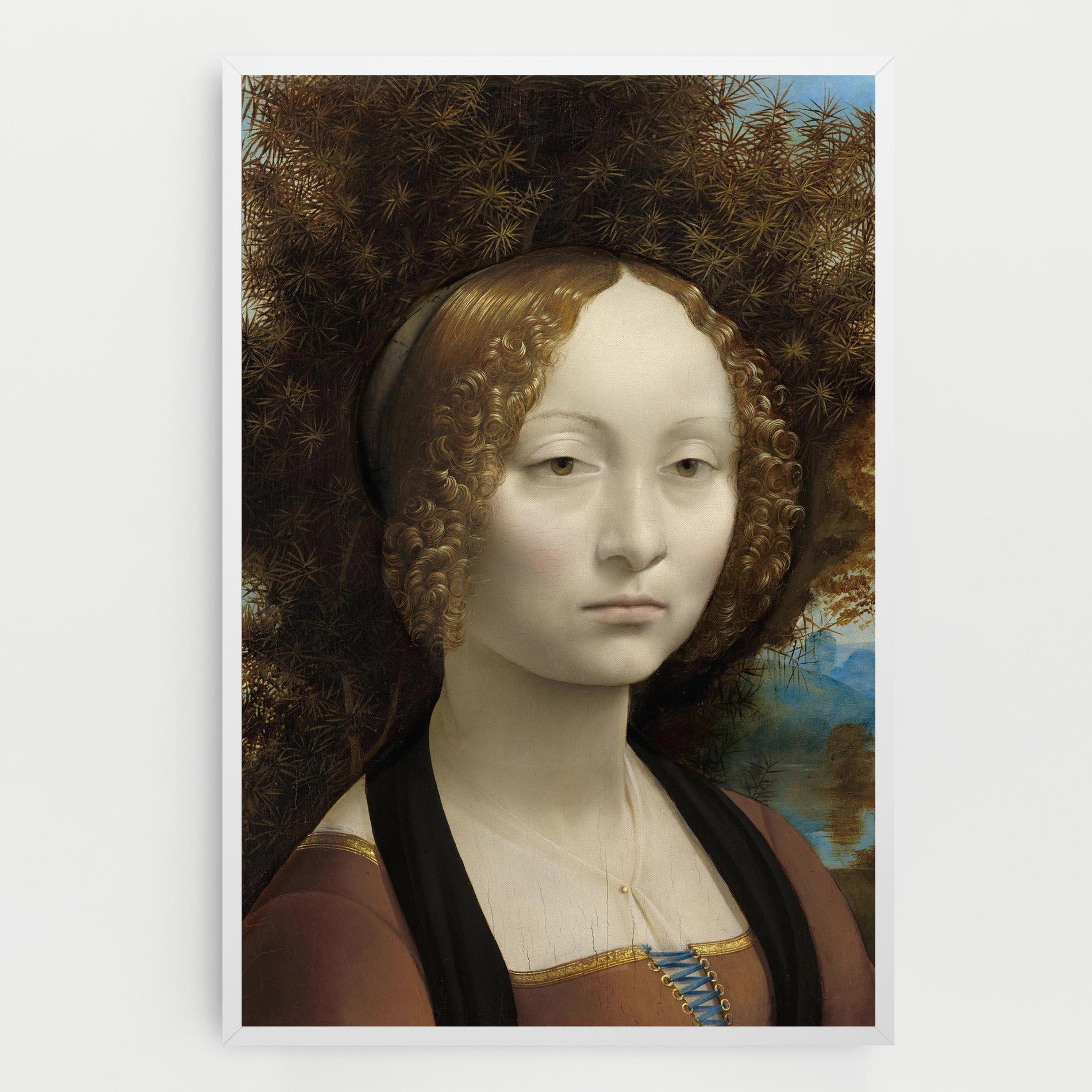 Tablou Canvas Leonardo Da Vinci Ginevra De Benci mockup 0