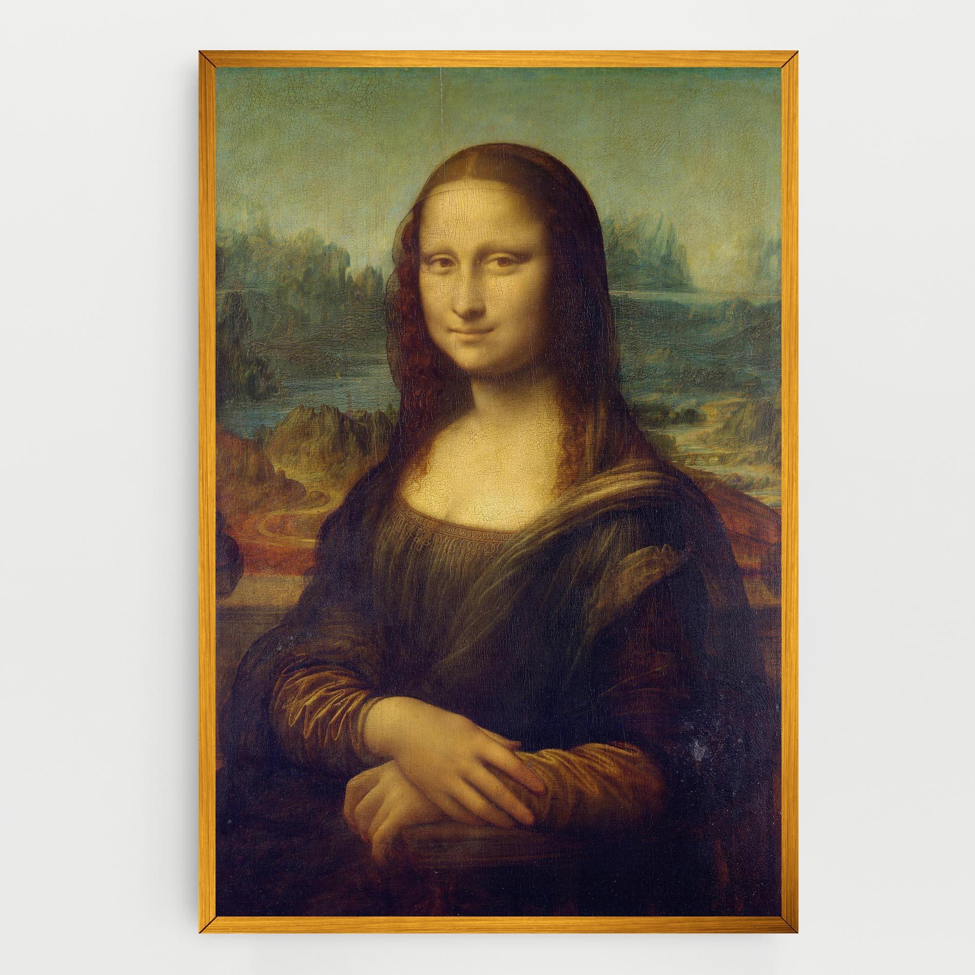 Tablou Canvas Gioconda By Leonardo Da Vinci mockup 0