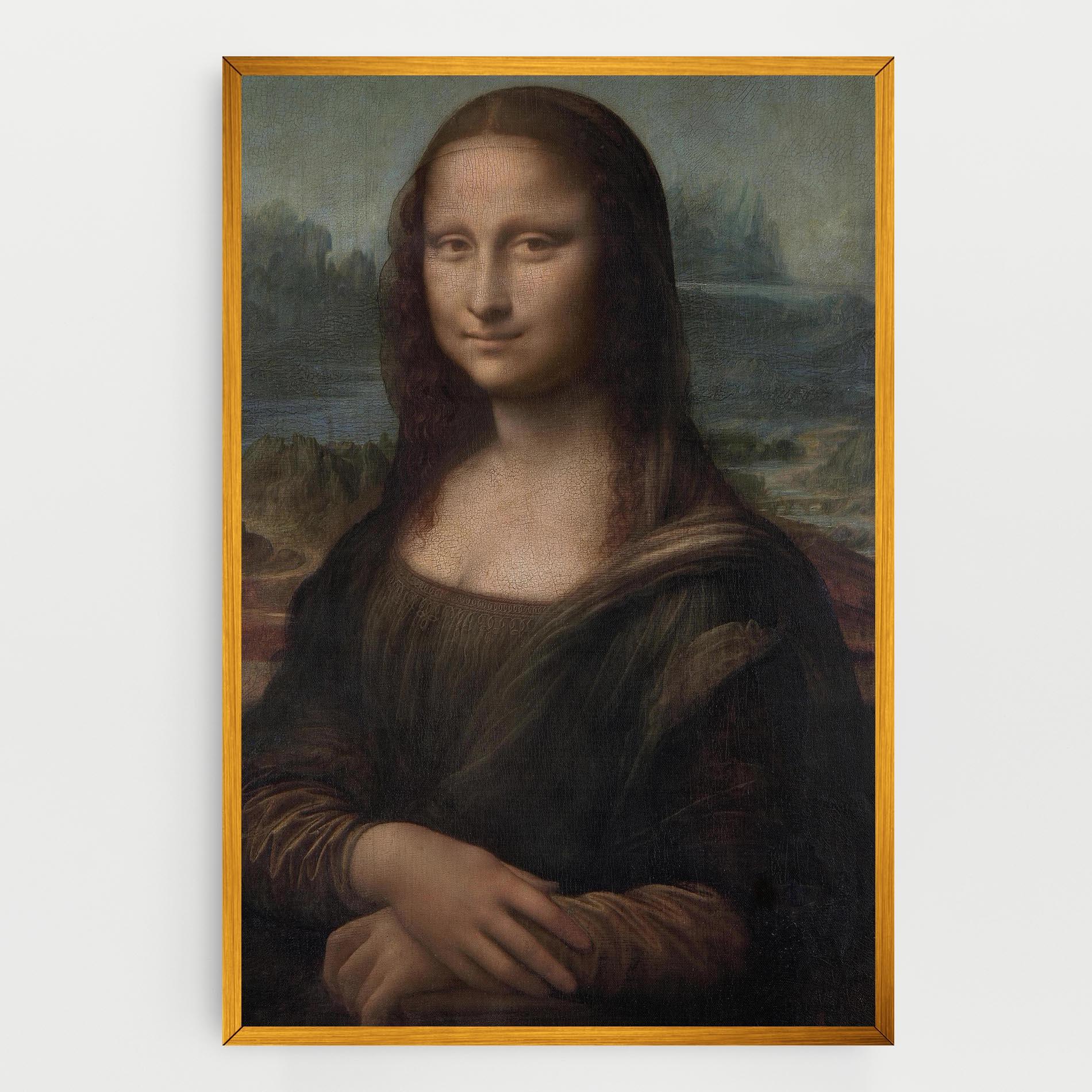 Tablou Canvas Mona Lisa By Leonardo Da Vinci mockup 0