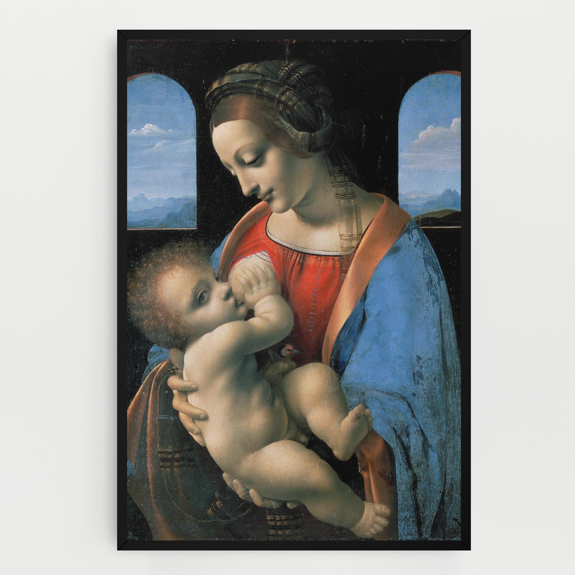 Tablou Canvas Leonardo Da Vinci Attributed Madonna Litta mockup 0