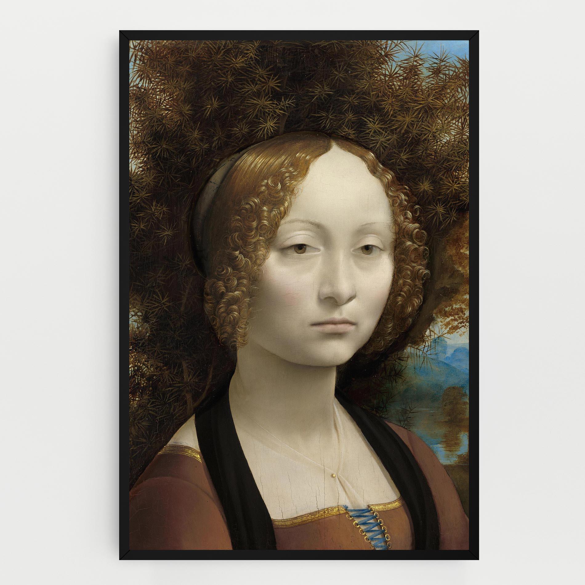 Tablou Canvas Leonardo Da Vinci Ginevra De Benci mockup 0