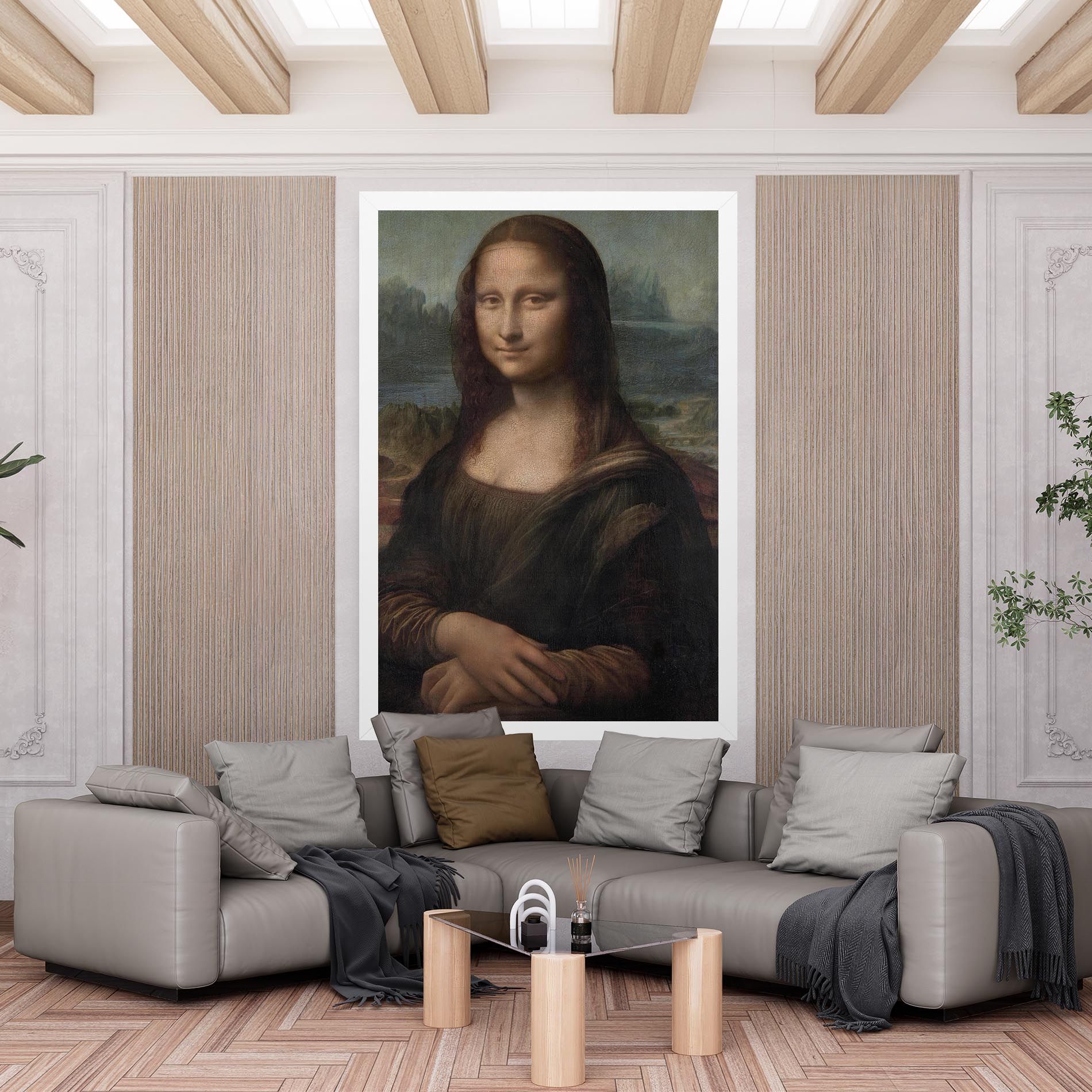 Mona Lisa By Leonardo Da Vinci mockup 6