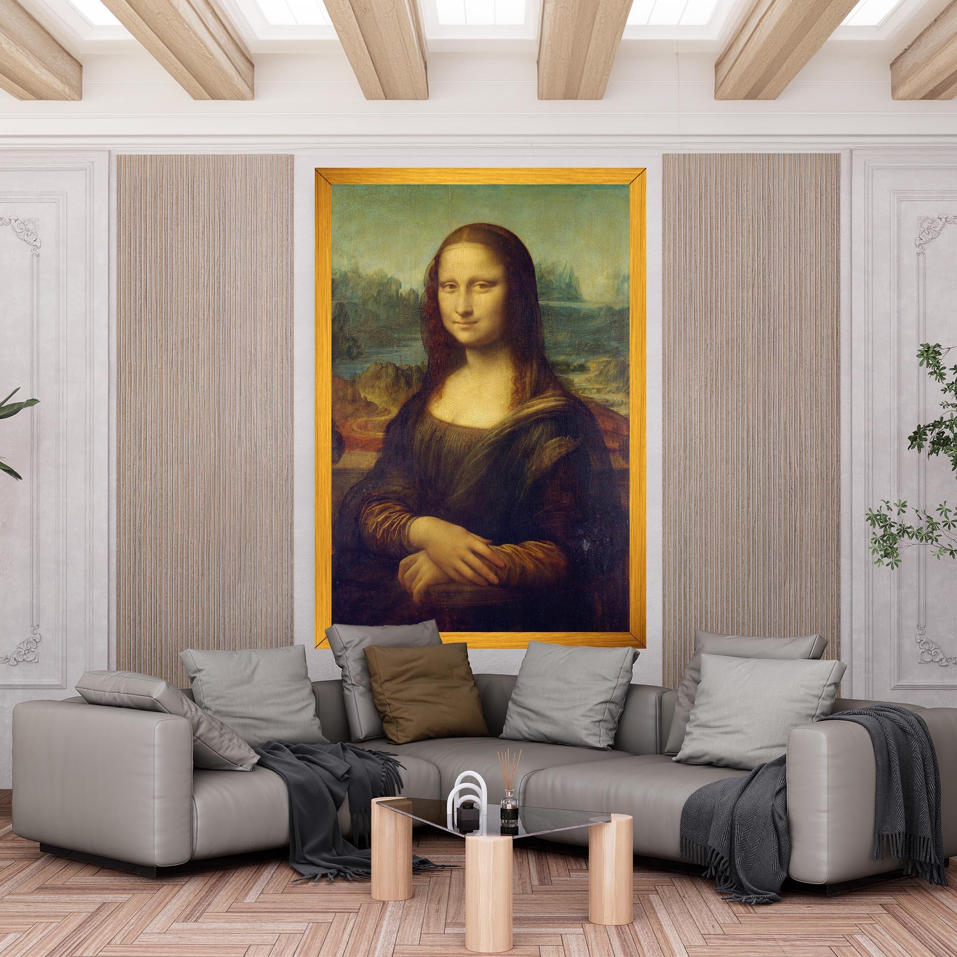 Tablou Canvas Gioconda By Leonardo Da Vinci mockup 6