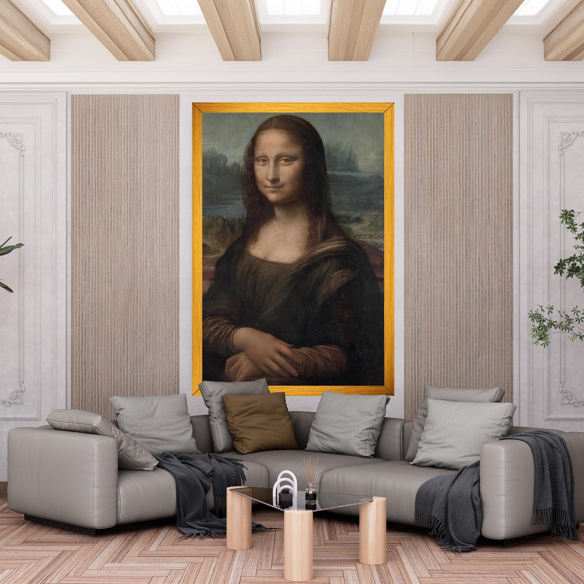 Tablou Canvas Mona Lisa By Leonardo Da Vinci mockup 6