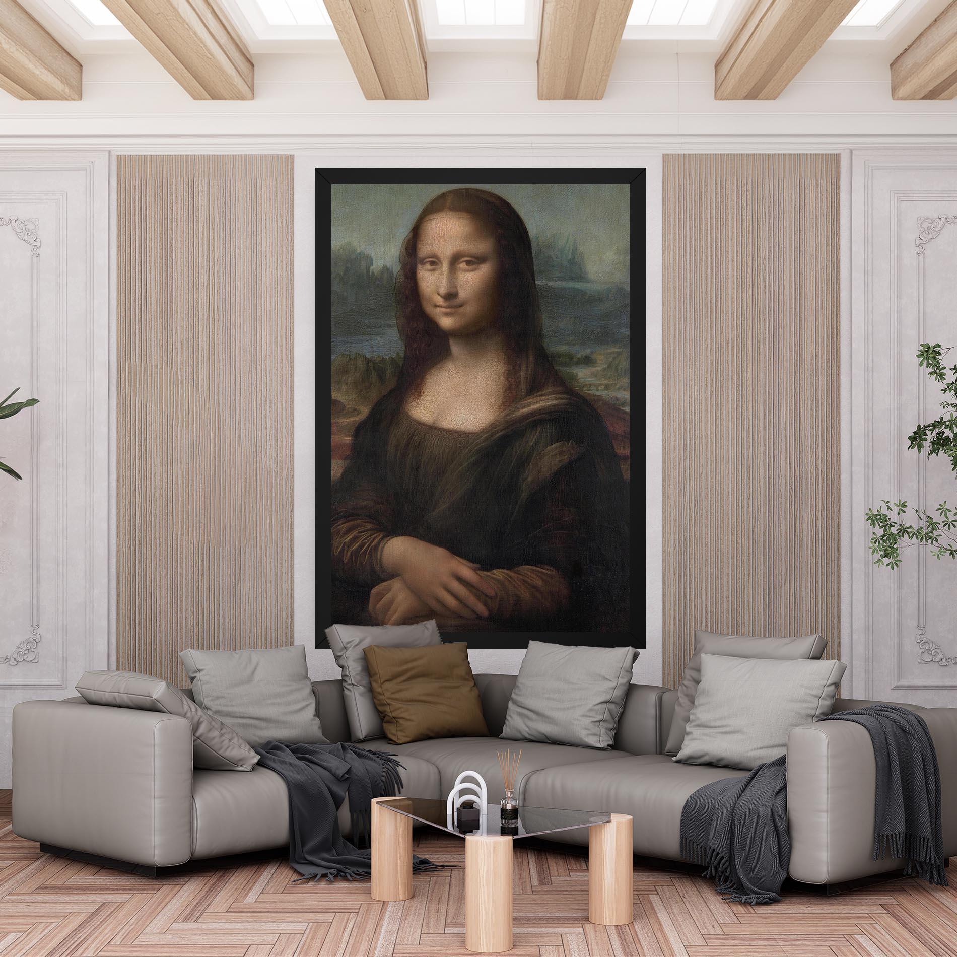Tablou Canvas Mona Lisa By Leonardo Da Vinci mockup 6