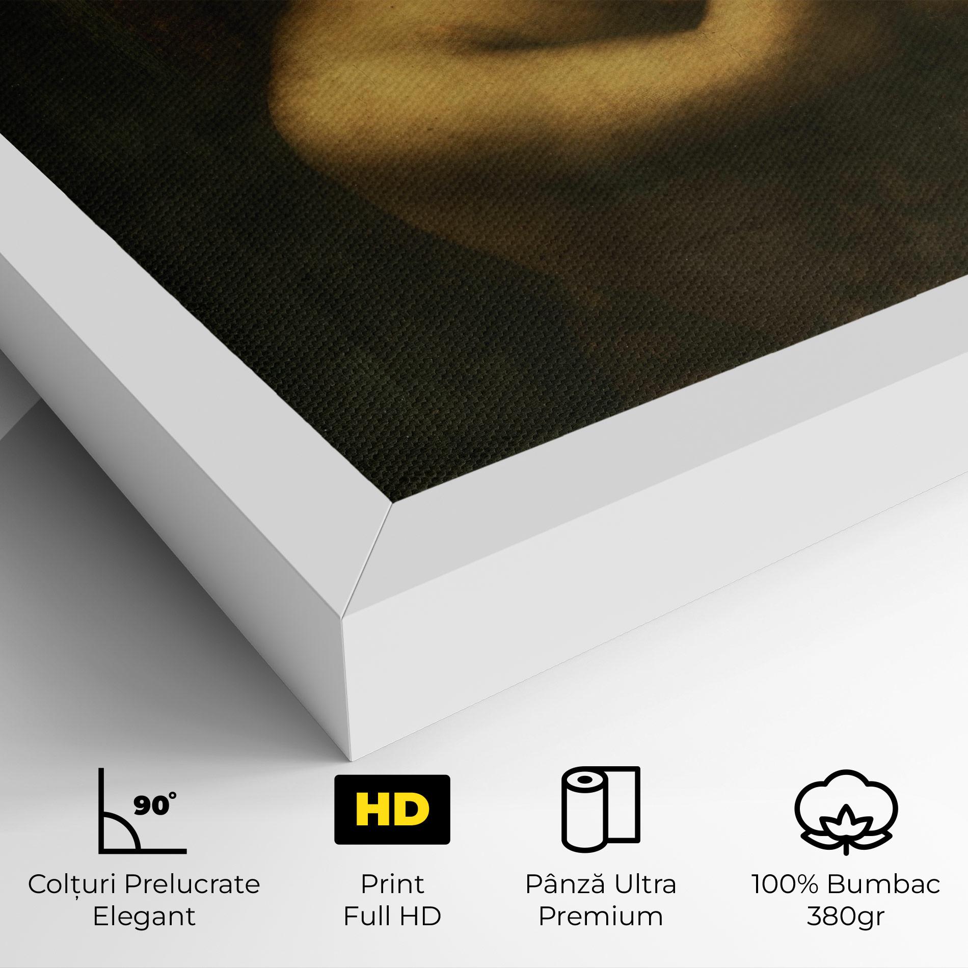Tablou Canvas Seonardo Da Vinci Saint John The Baptist mockup 4