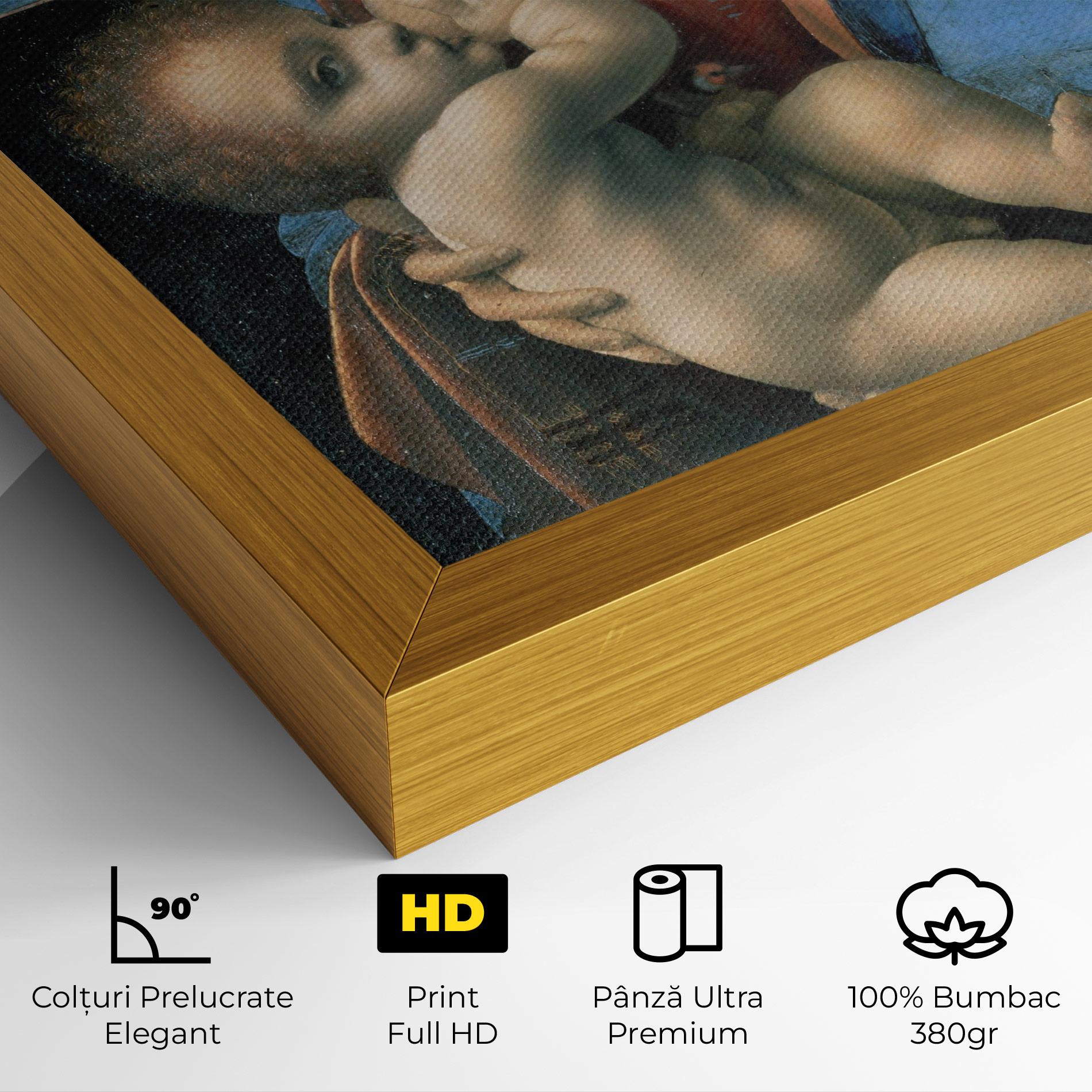 Tablou Canvas Leonardo Da Vinci Attributed Madonna Litta mockup 4