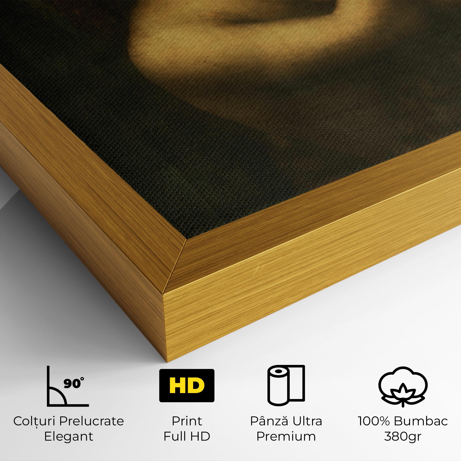 Tablou Canvas Seonardo Da Vinci Saint John The Baptist mockup 4