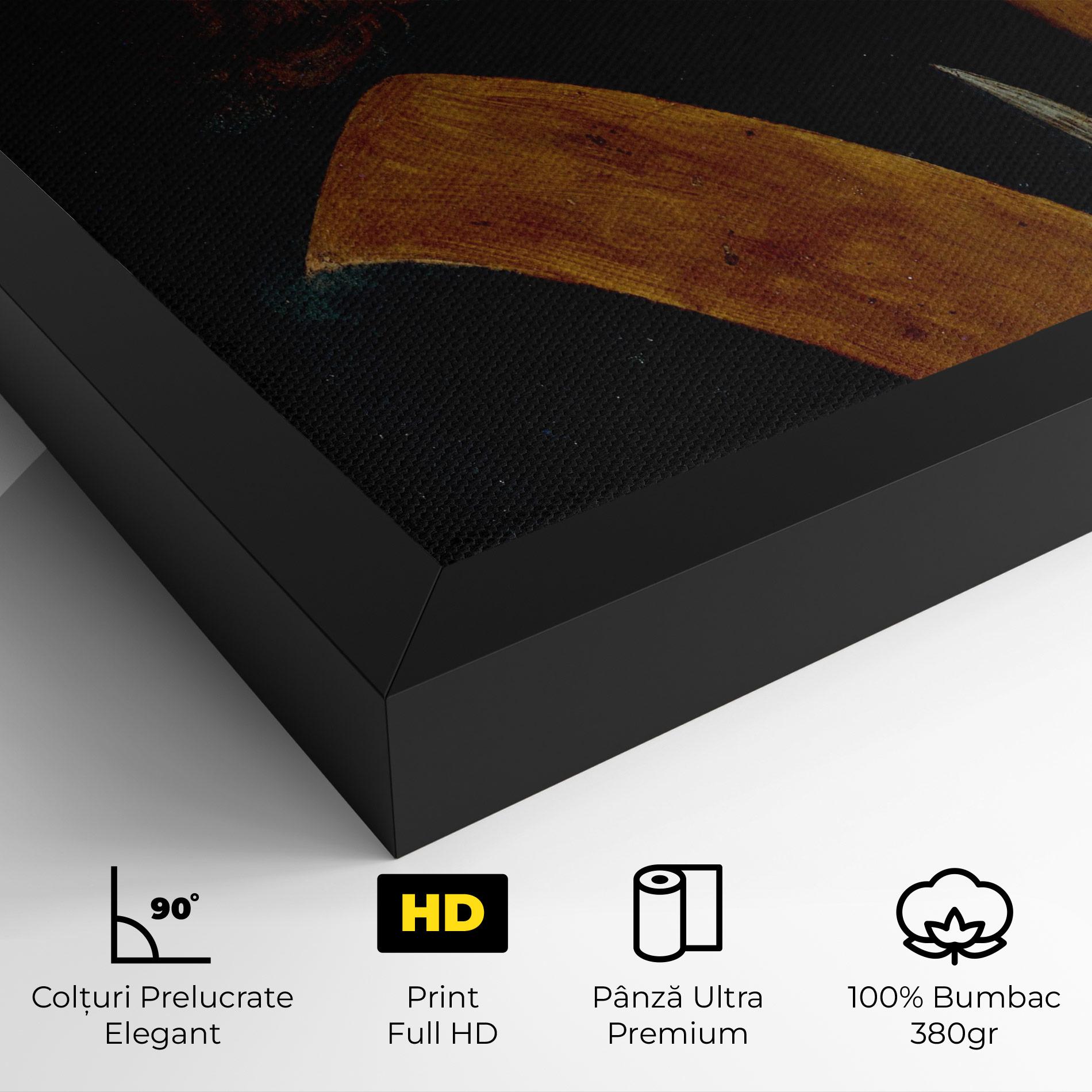 Tablou Canvas Leonardo Da Vinci Portrait Of A Musician Pinacoteca Ambrosiana mockup 4