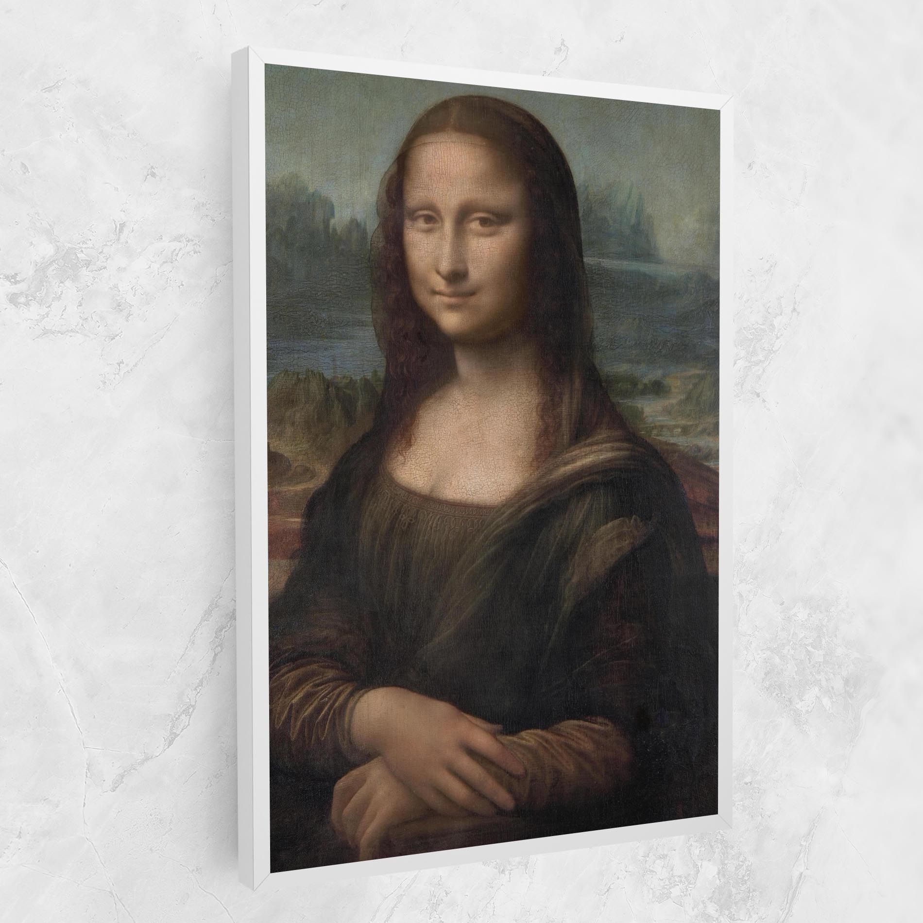 Mona Lisa By Leonardo Da Vinci mockup 1