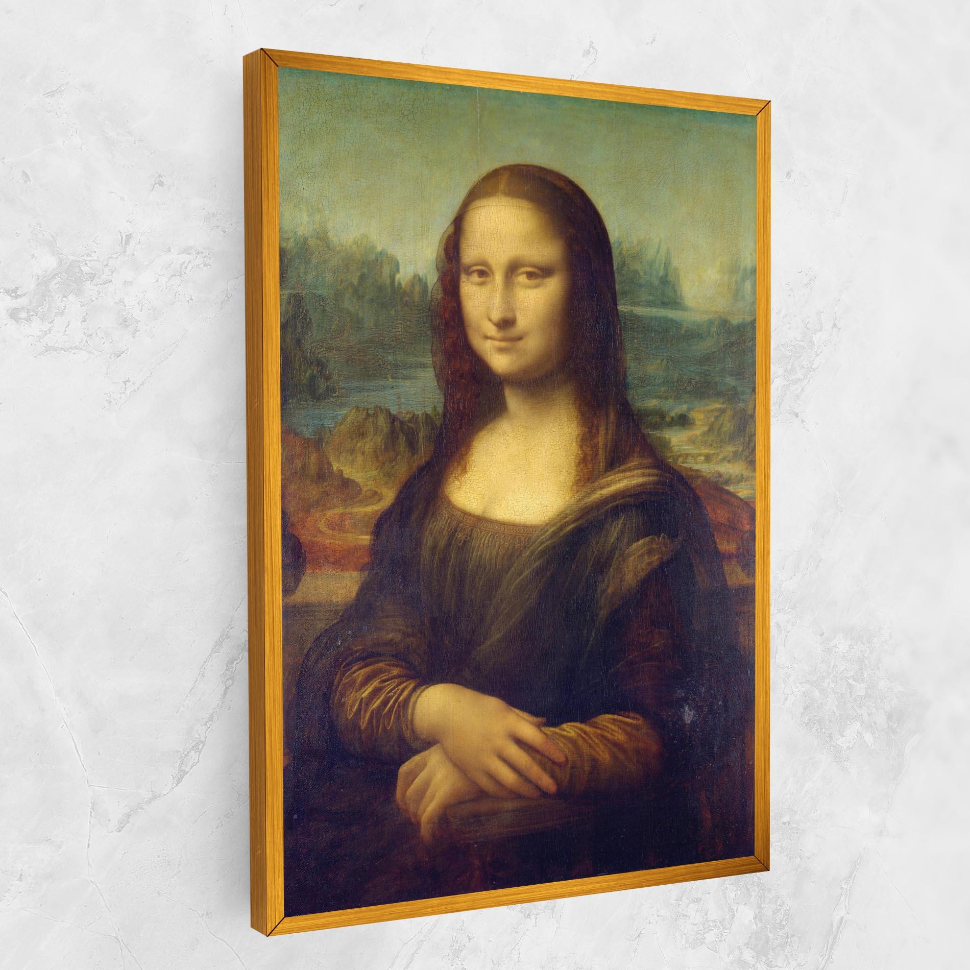Tablou Canvas Gioconda By Leonardo Da Vinci mockup 1
