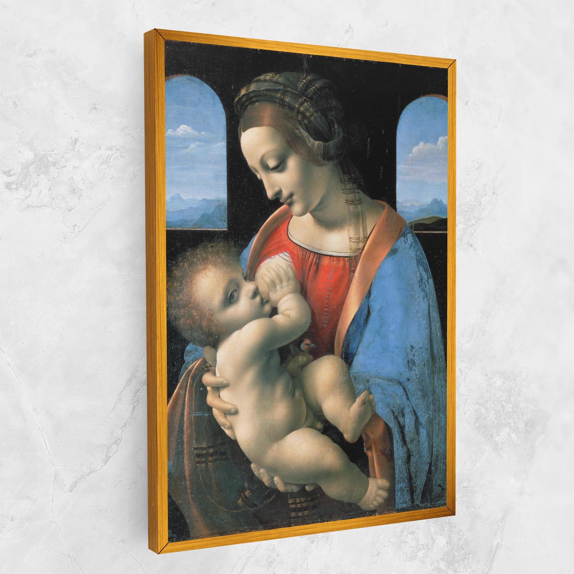Tablou Canvas Leonardo Da Vinci Attributed Madonna Litta mockup 1