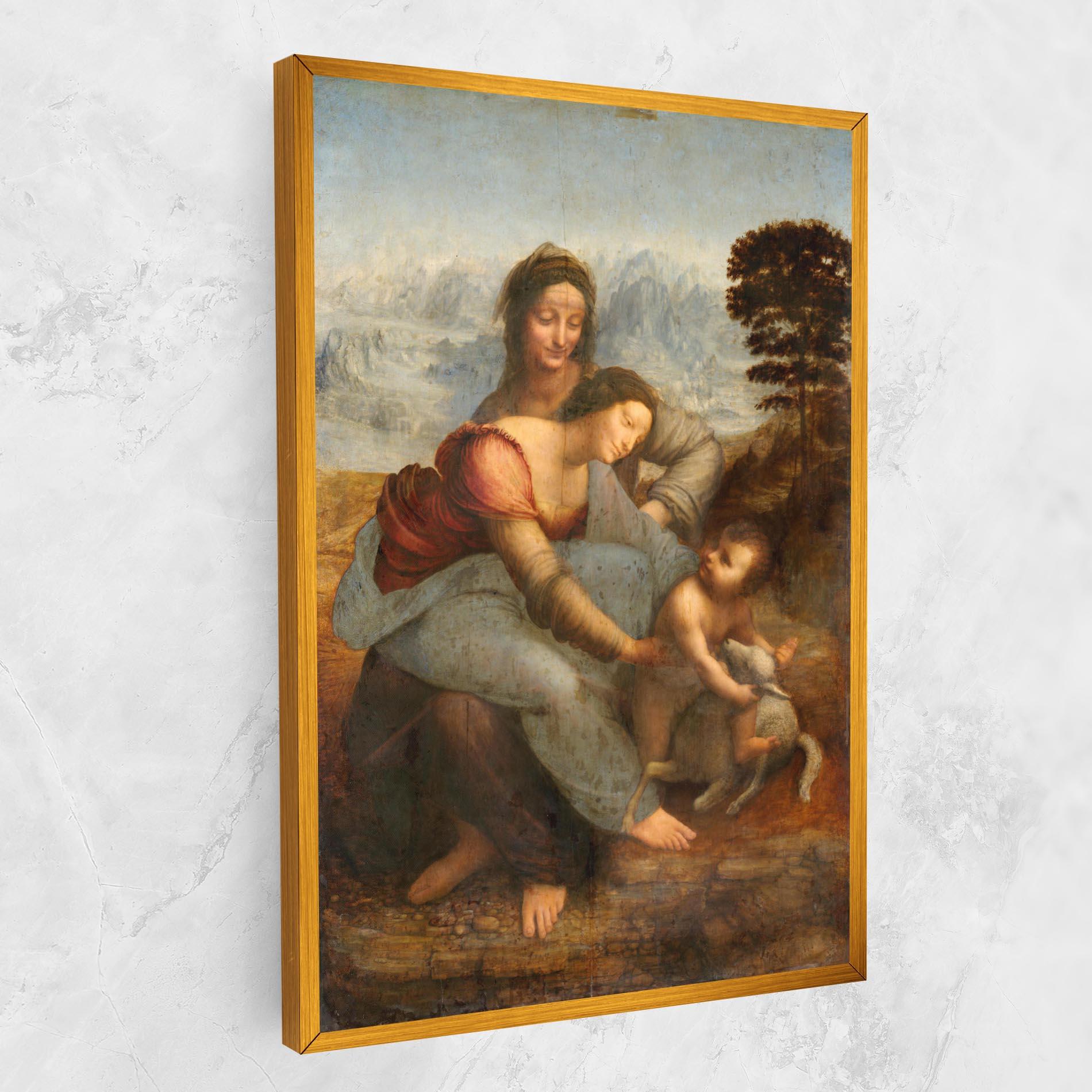 Tablou Canvas Leonardo Da Vinci Virgin And Child With St Anne mockup 1