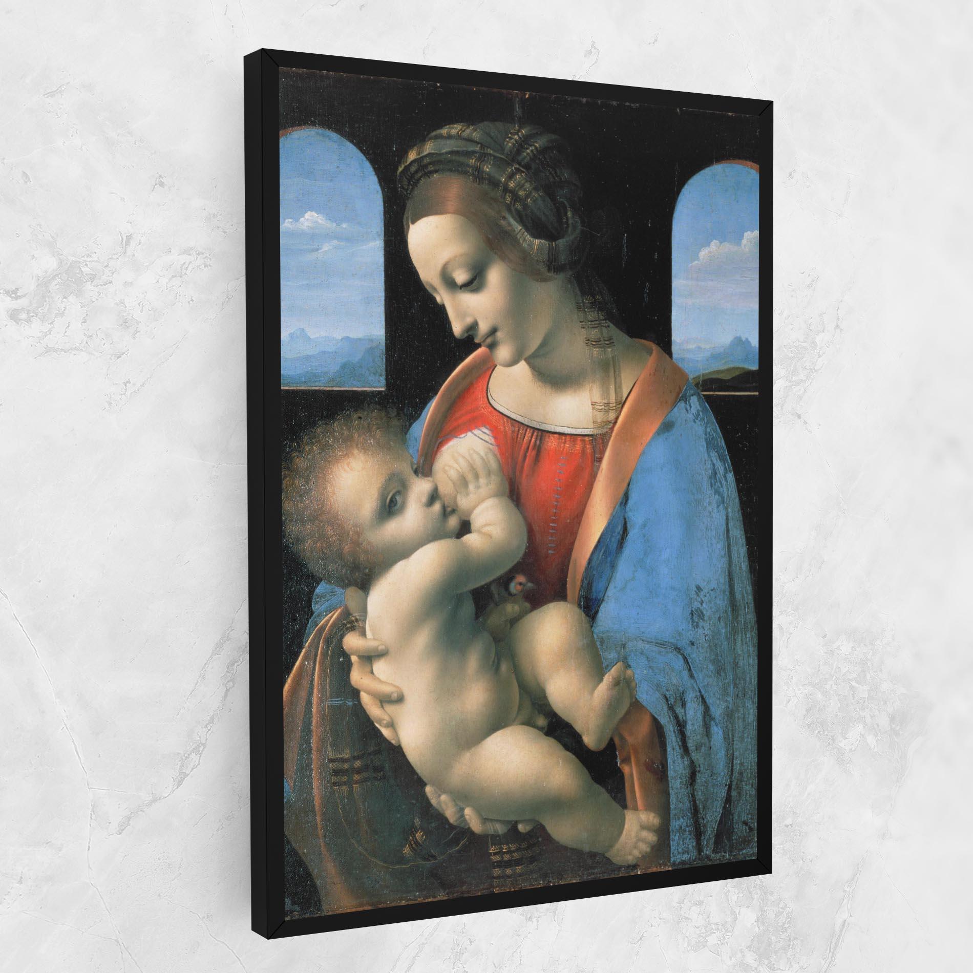 Tablou Canvas Leonardo Da Vinci Attributed Madonna Litta mockup 1