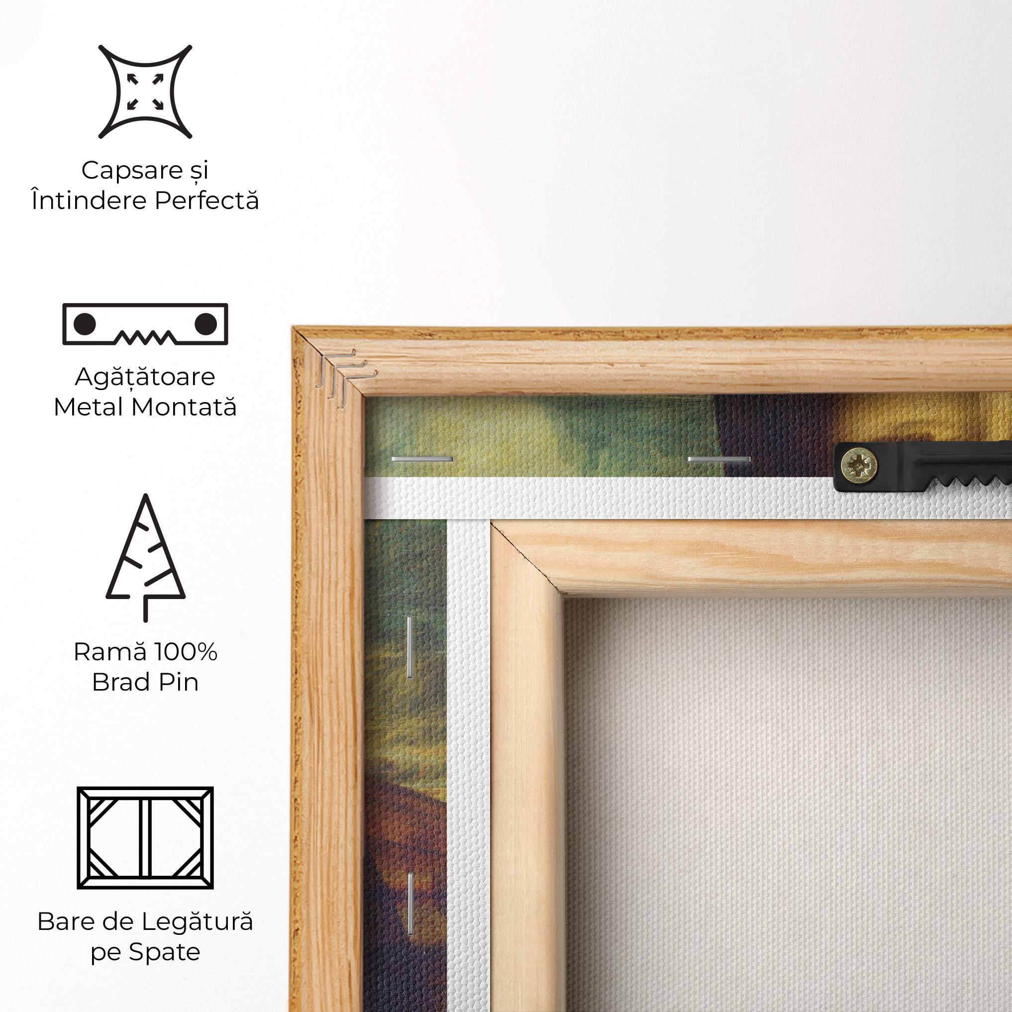 Tablou Canvas Gioconda By Leonardo Da Vinci mockup 5