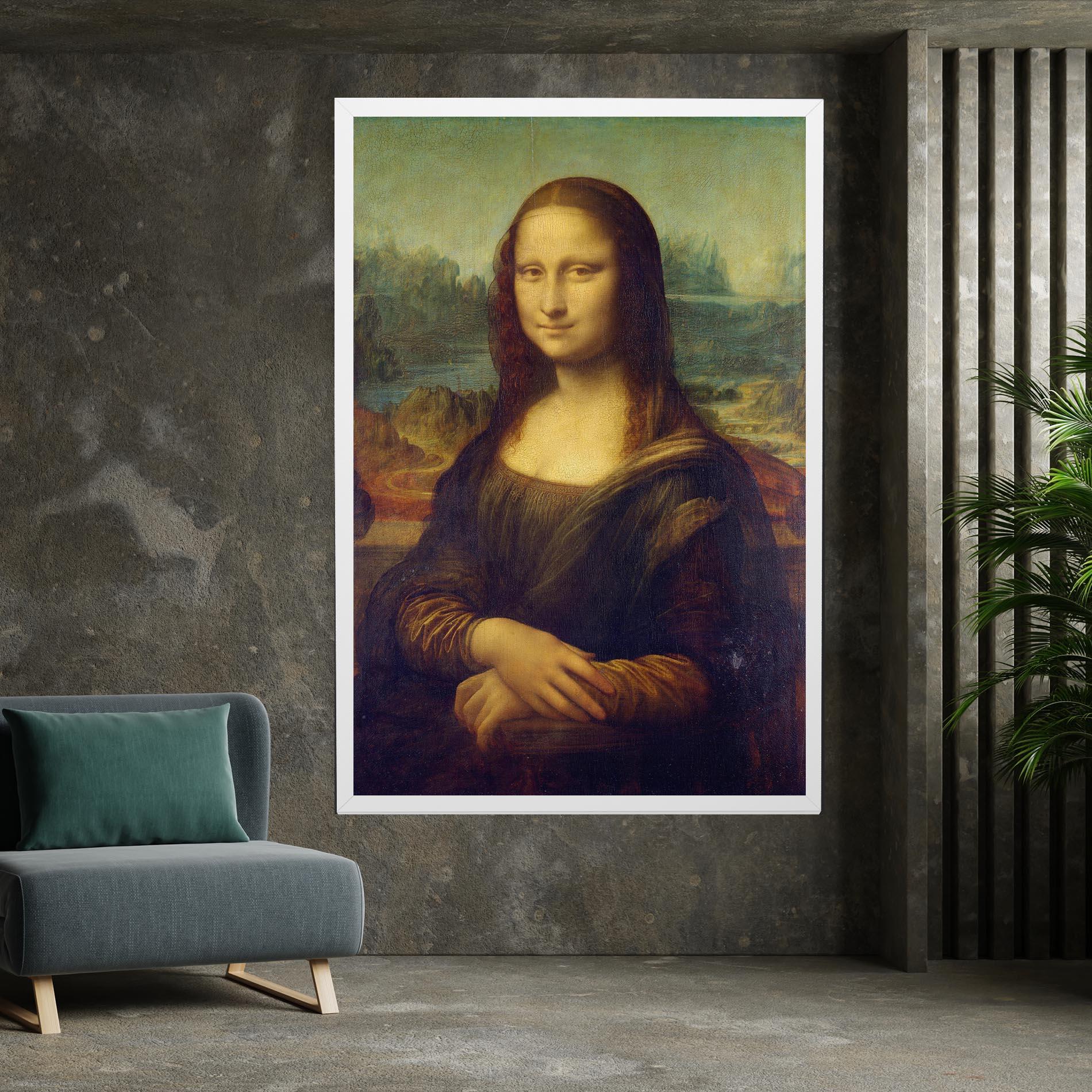 Tablou Canvas Gioconda By Leonardo Da Vinci mockup 7