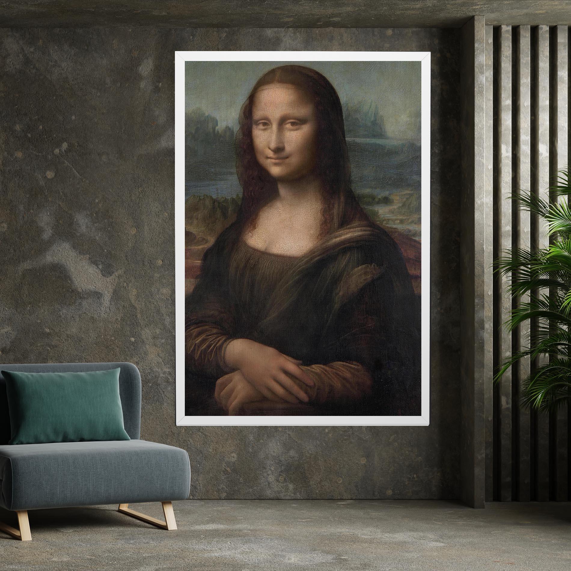 Tablou Canvas Mona Lisa By Leonardo Da Vinci mockup 7