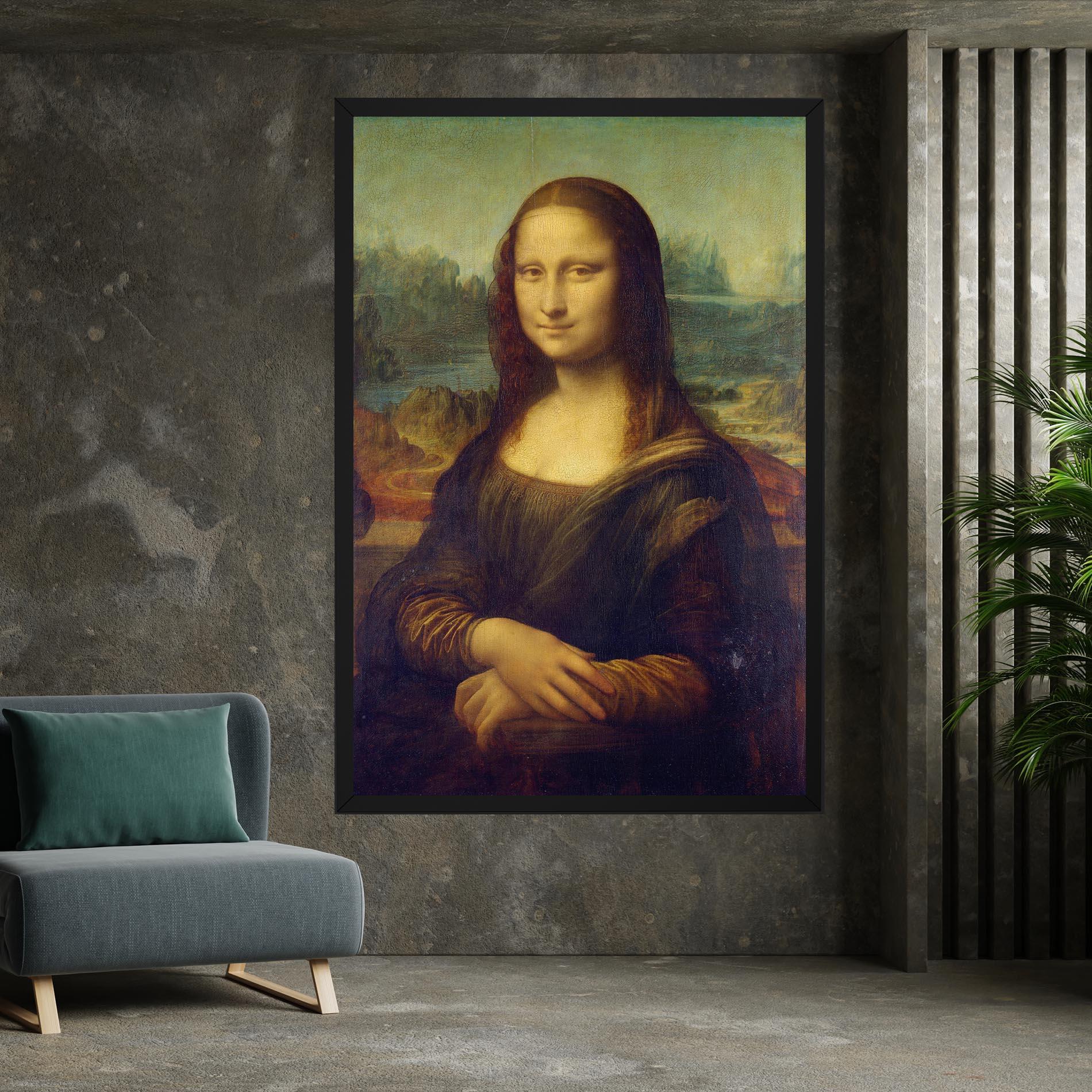 Tablou Canvas Gioconda By Leonardo Da Vinci mockup 7