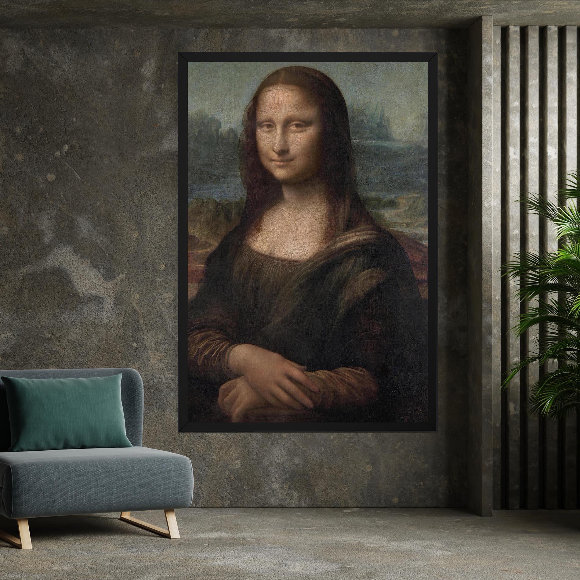 Tablou Canvas Mona Lisa By Leonardo Da Vinci mockup 7