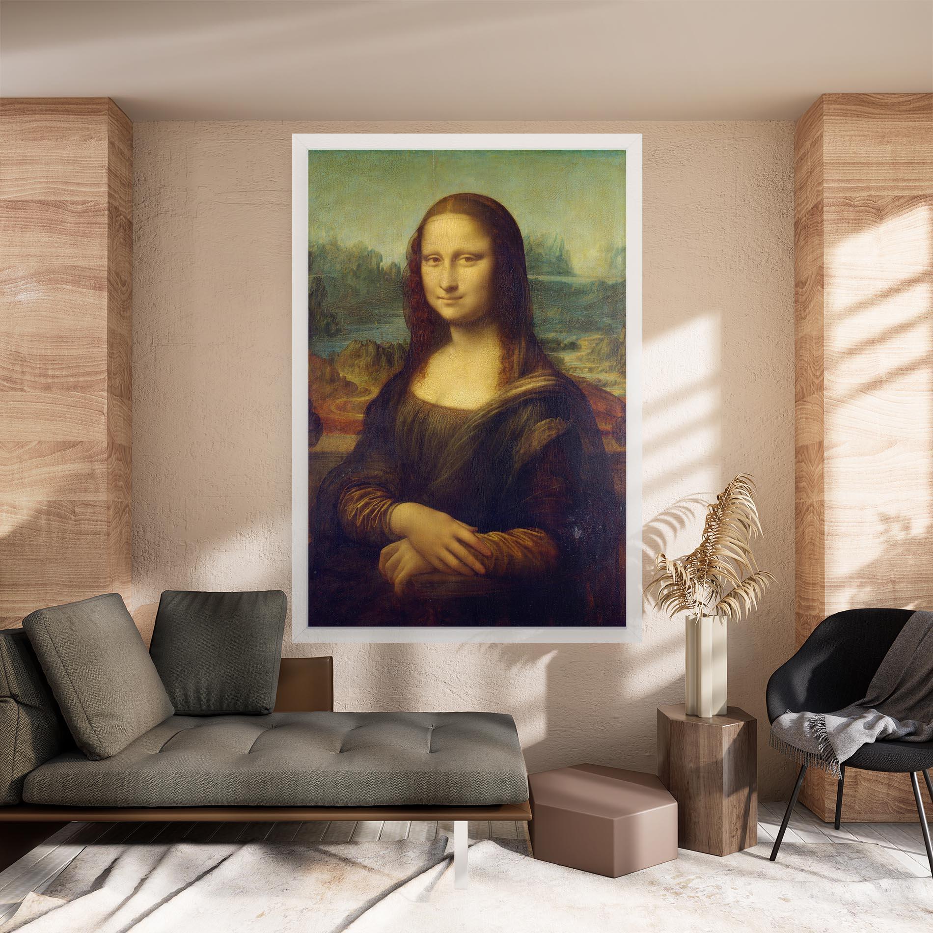 Tablou Canvas Gioconda By Leonardo Da Vinci mockup 8