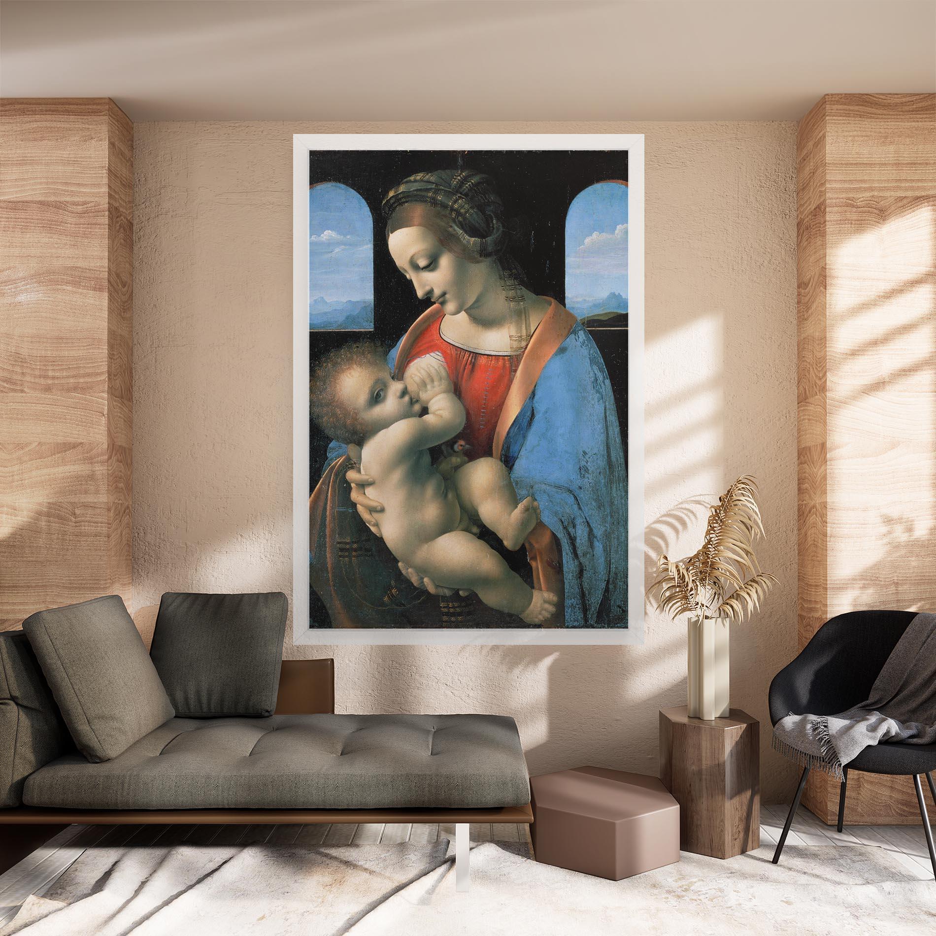 Tablou Canvas Leonardo Da Vinci Attributed Madonna Litta mockup 8