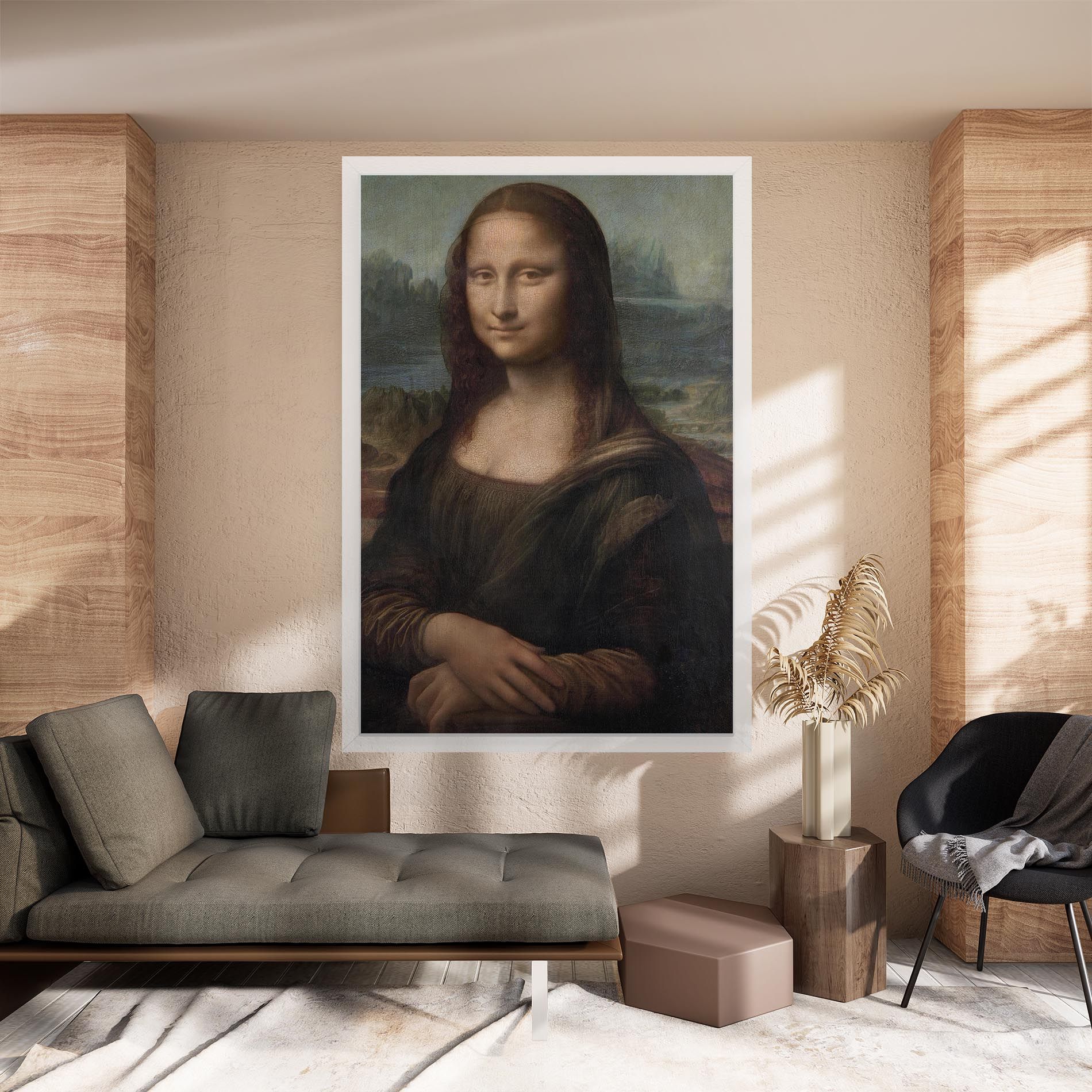 Mona Lisa By Leonardo Da Vinci mockup 8