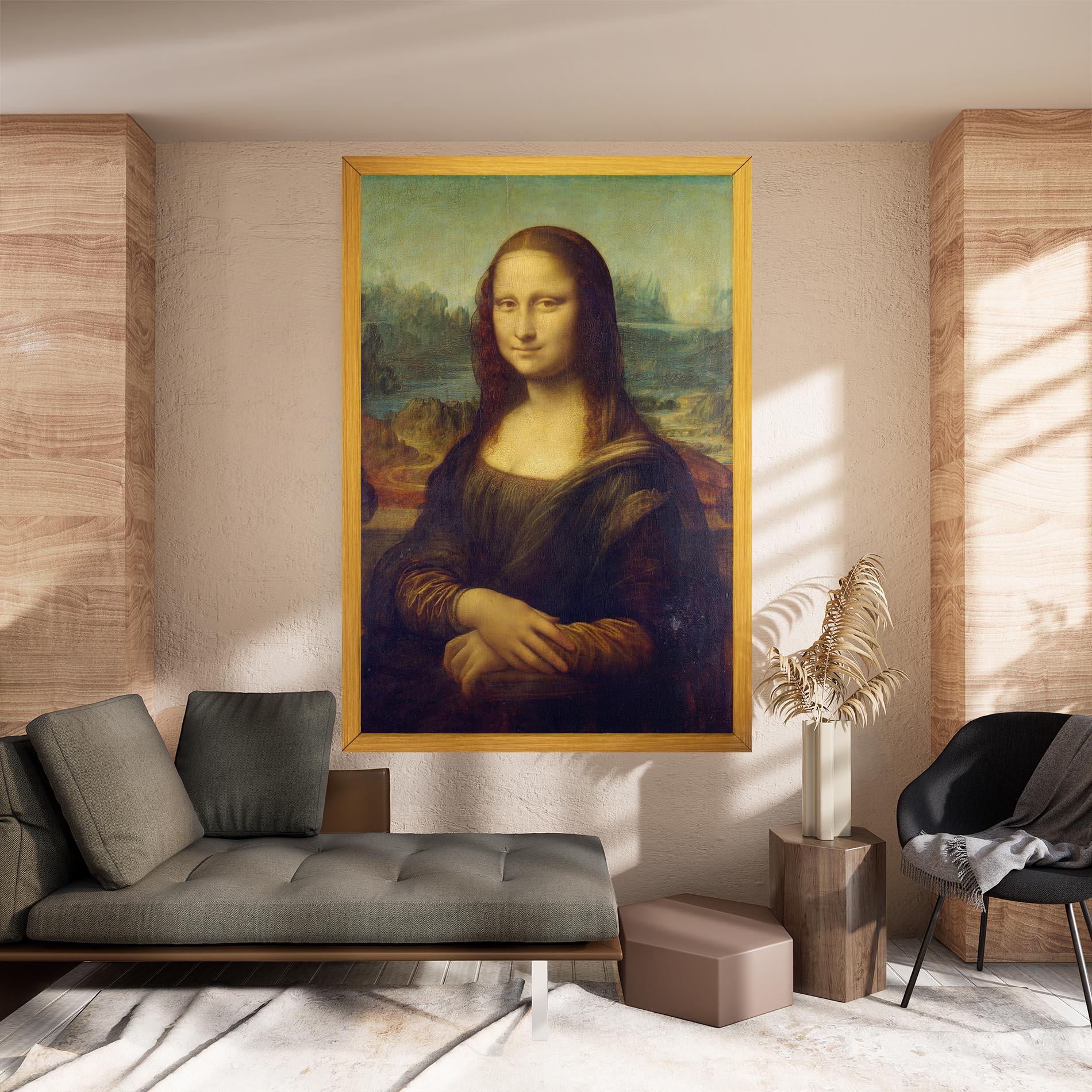 Tablou Canvas Gioconda By Leonardo Da Vinci mockup 8