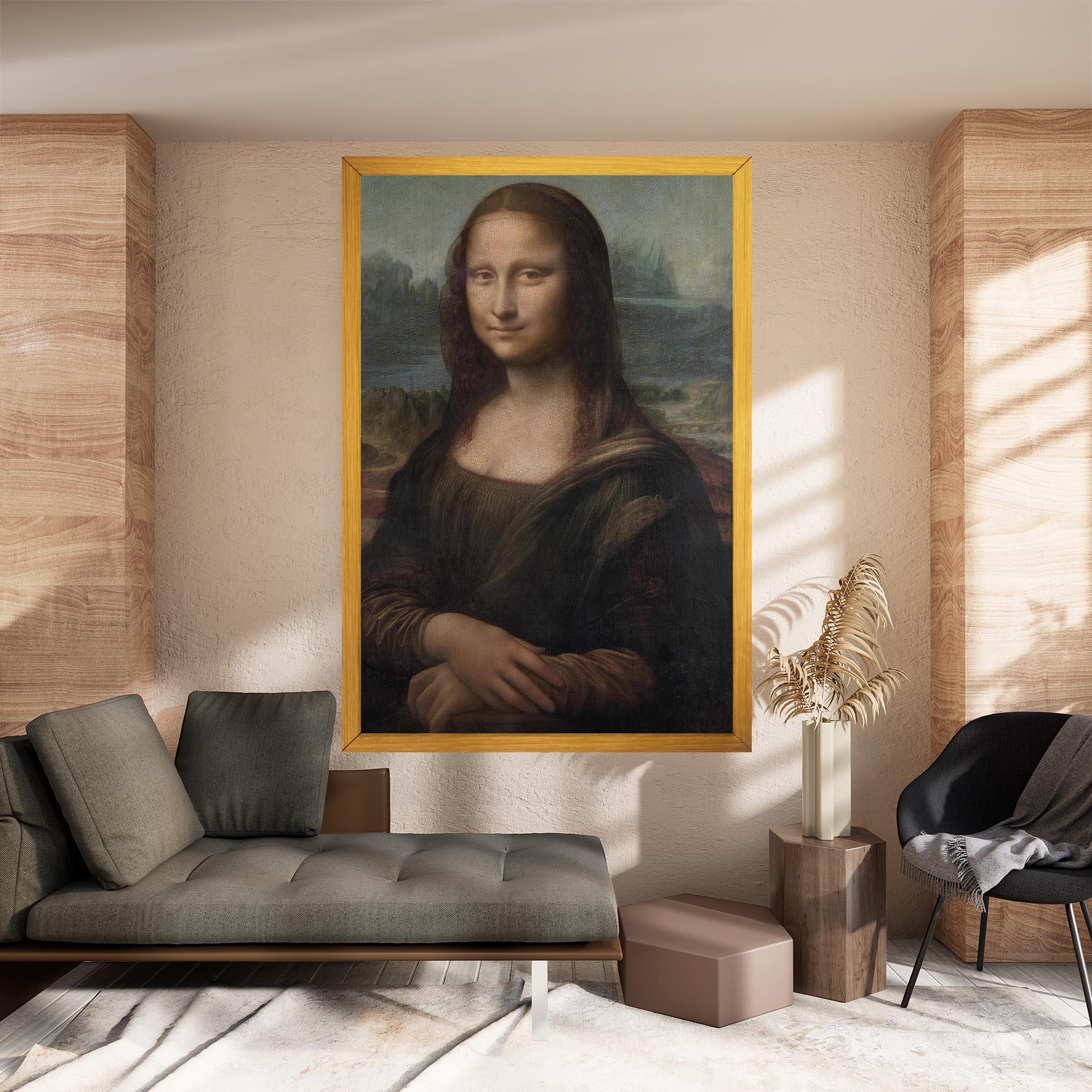 Tablou Canvas Mona Lisa By Leonardo Da Vinci mockup 8