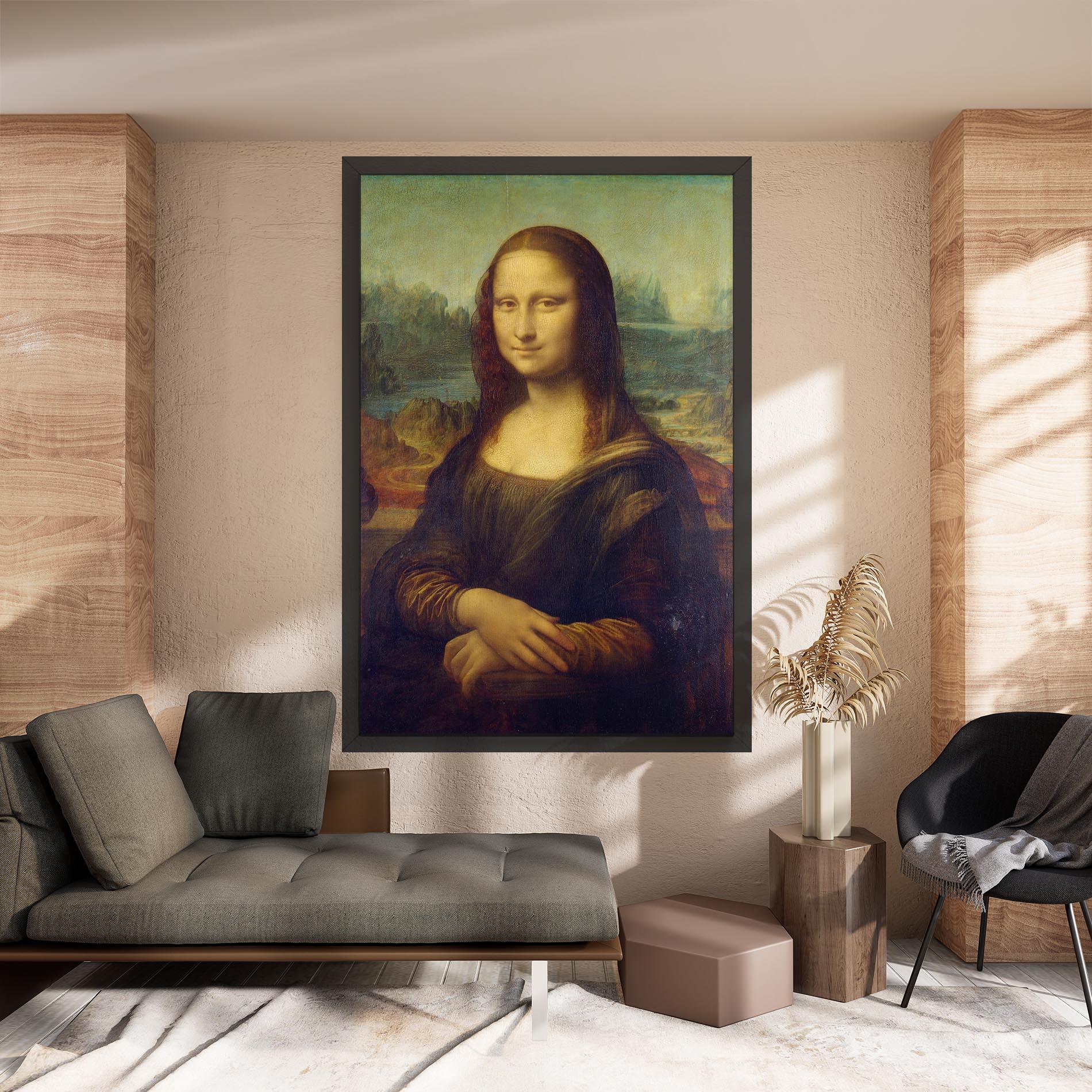 Tablou Canvas Gioconda By Leonardo Da Vinci mockup 8