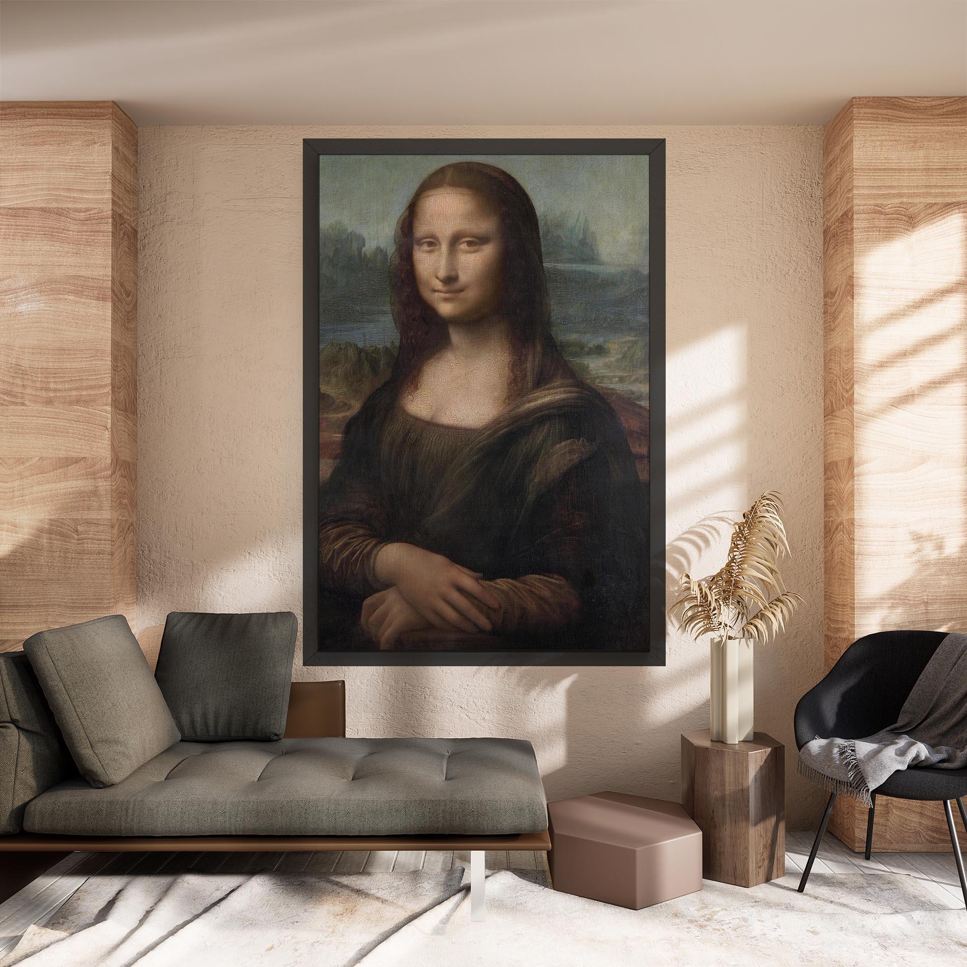 Tablou Canvas Mona Lisa By Leonardo Da Vinci mockup 8