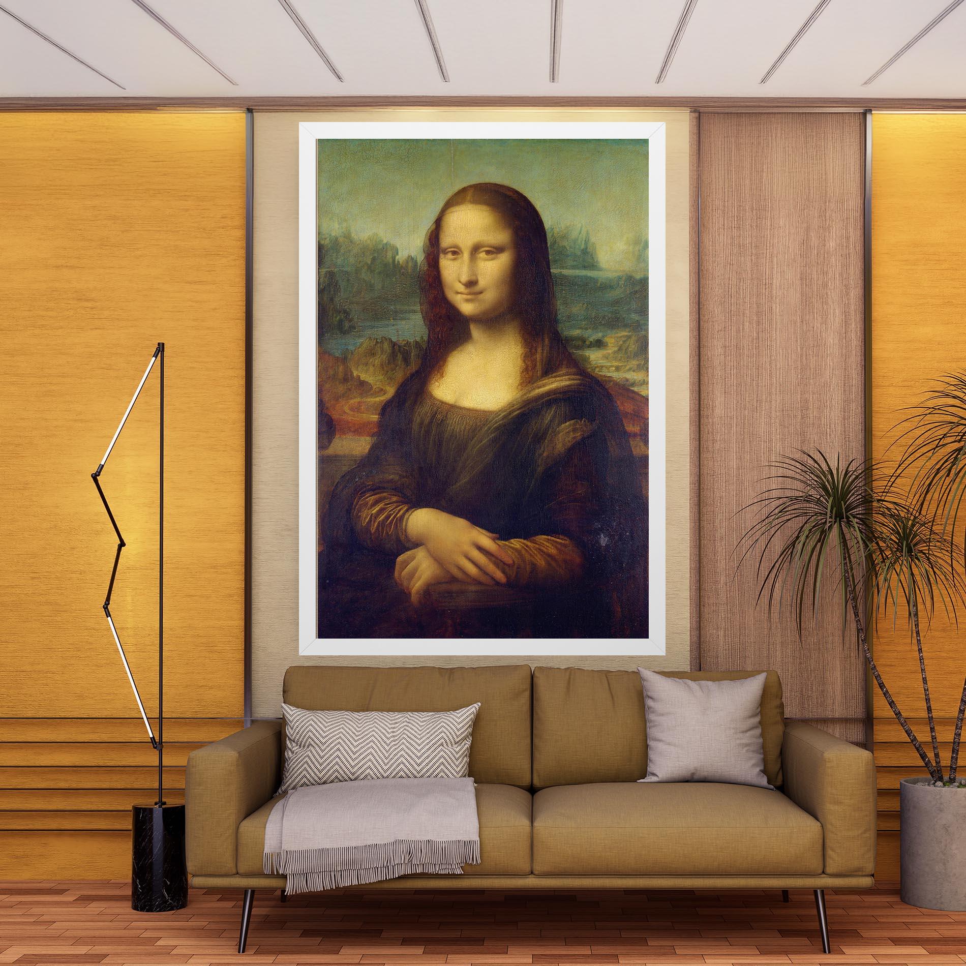 Tablou Canvas Gioconda By Leonardo Da Vinci mockup 9