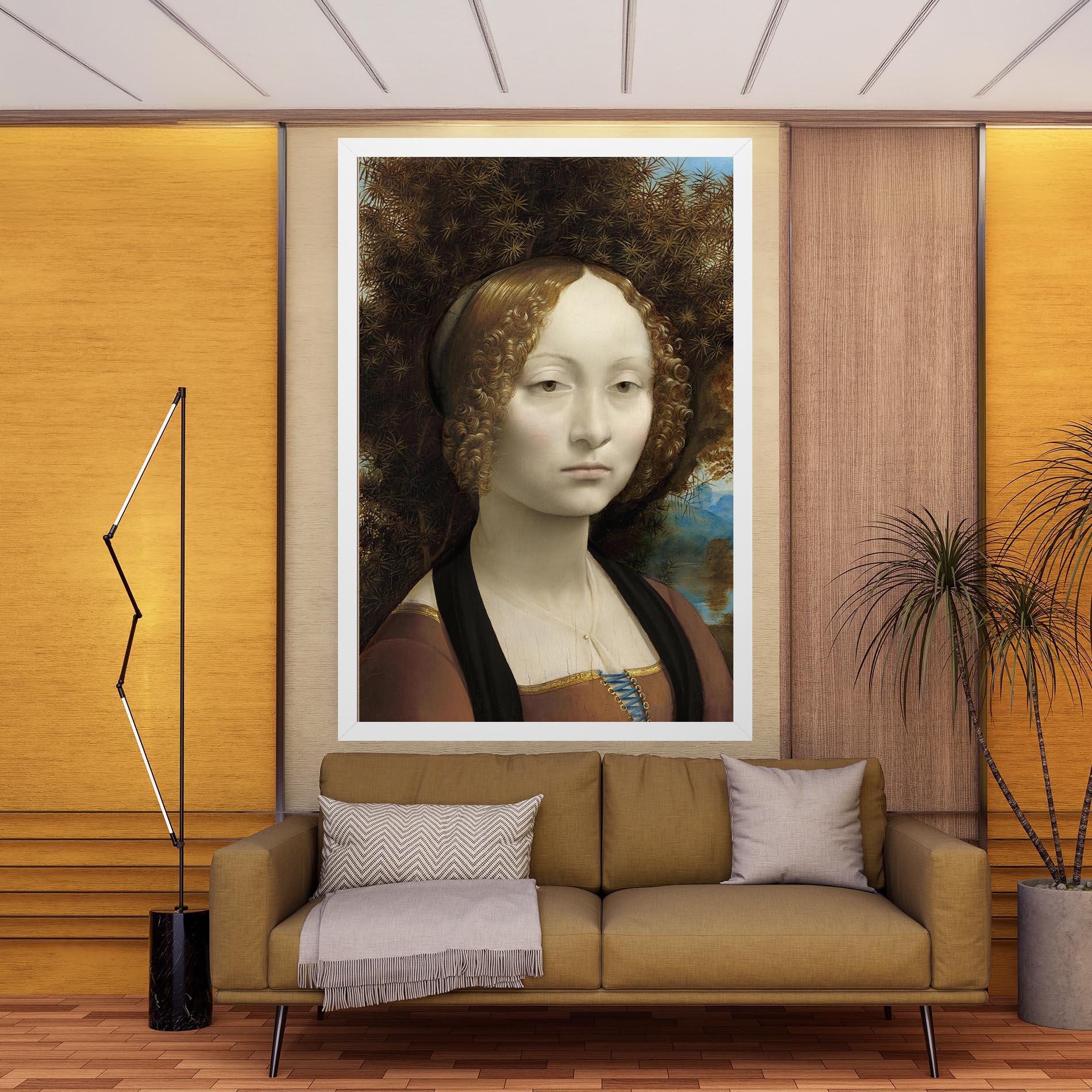 Tablou Canvas Leonardo Da Vinci Ginevra De Benci mockup 9