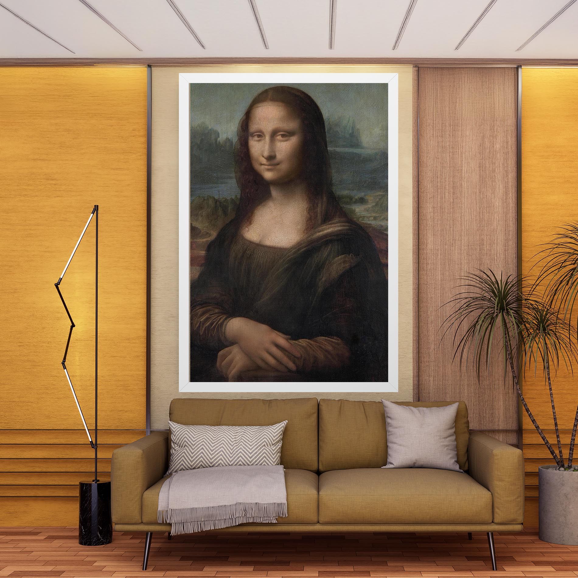 Mona Lisa By Leonardo Da Vinci mockup 9