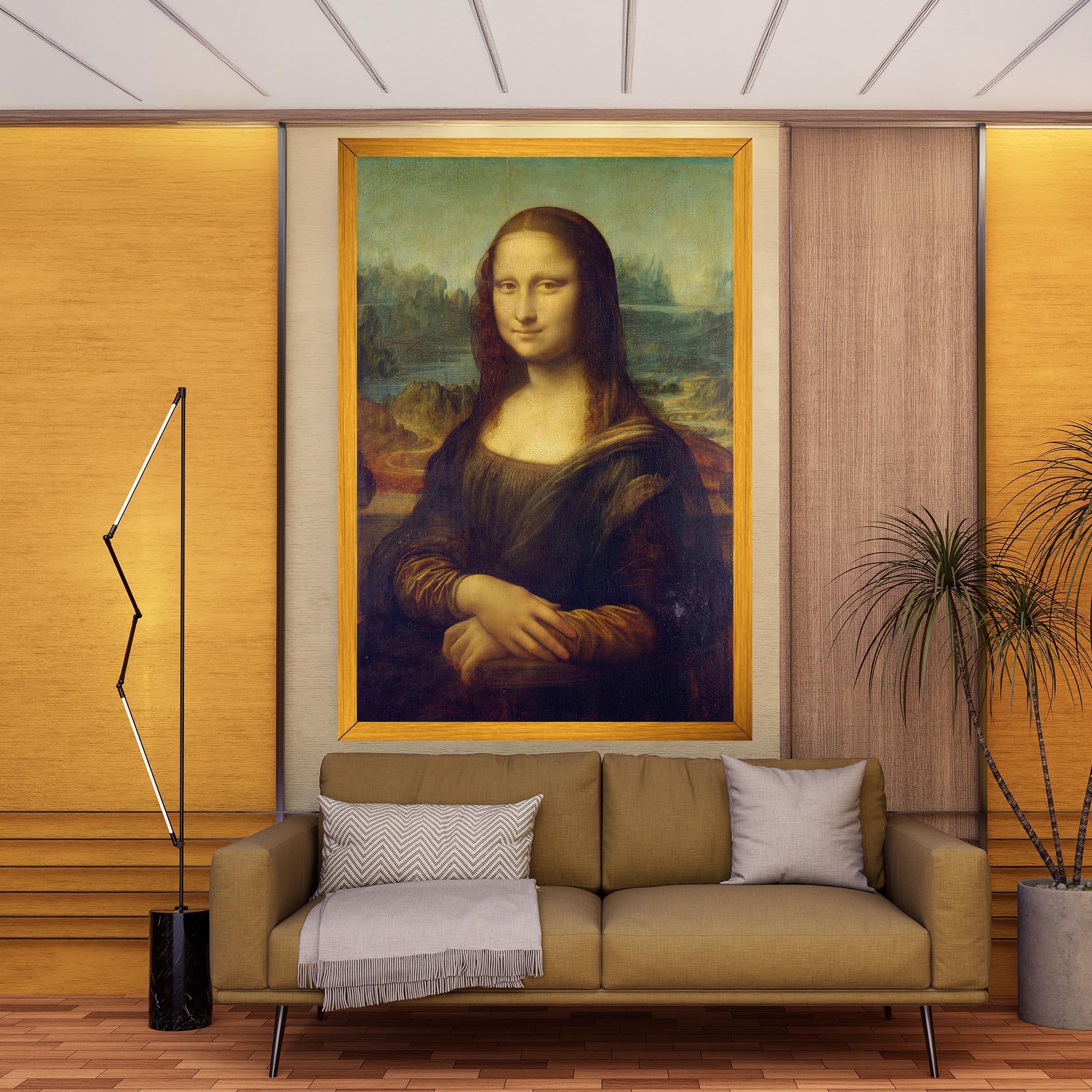 Tablou Canvas Gioconda By Leonardo Da Vinci mockup 9
