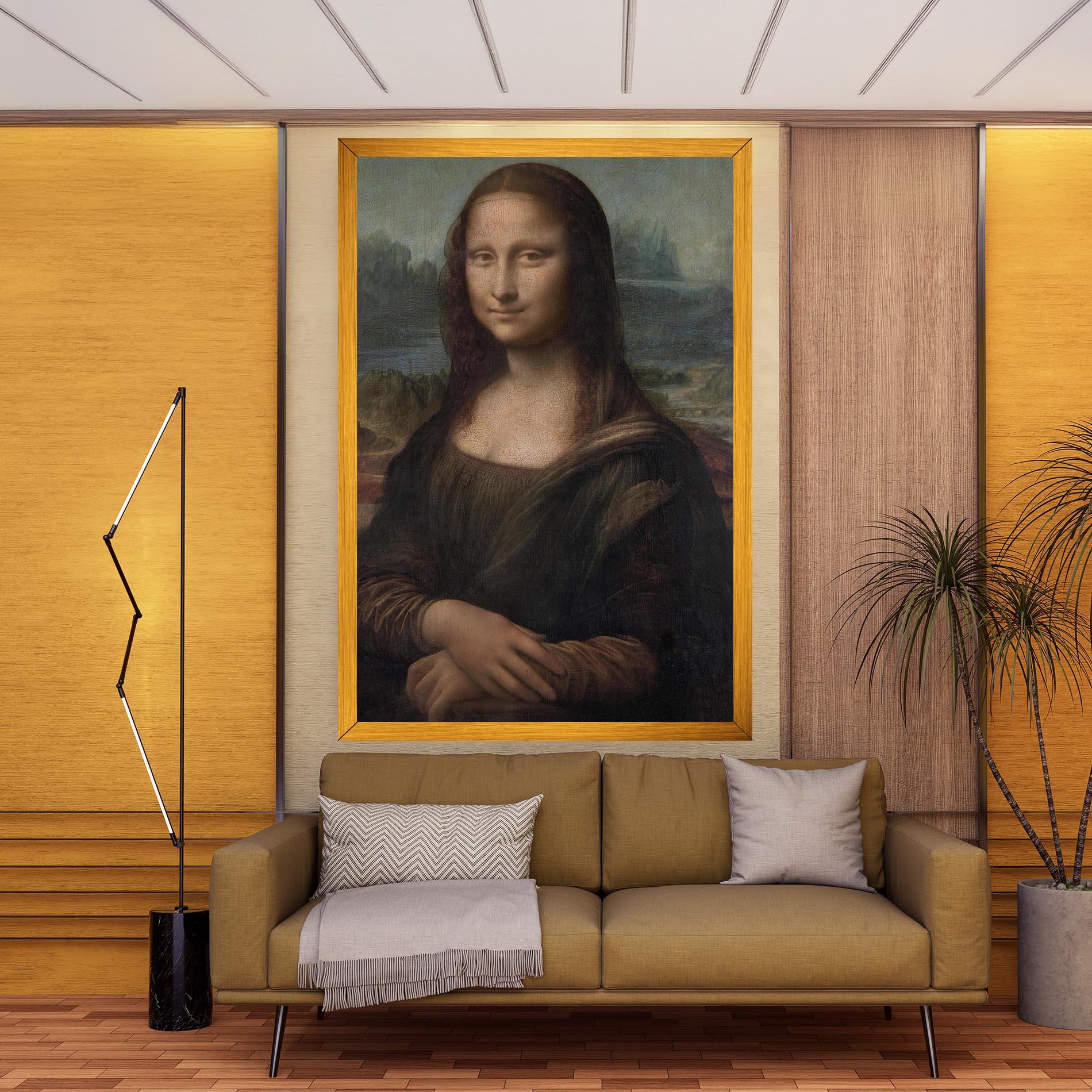 Tablou Canvas Mona Lisa By Leonardo Da Vinci mockup 9