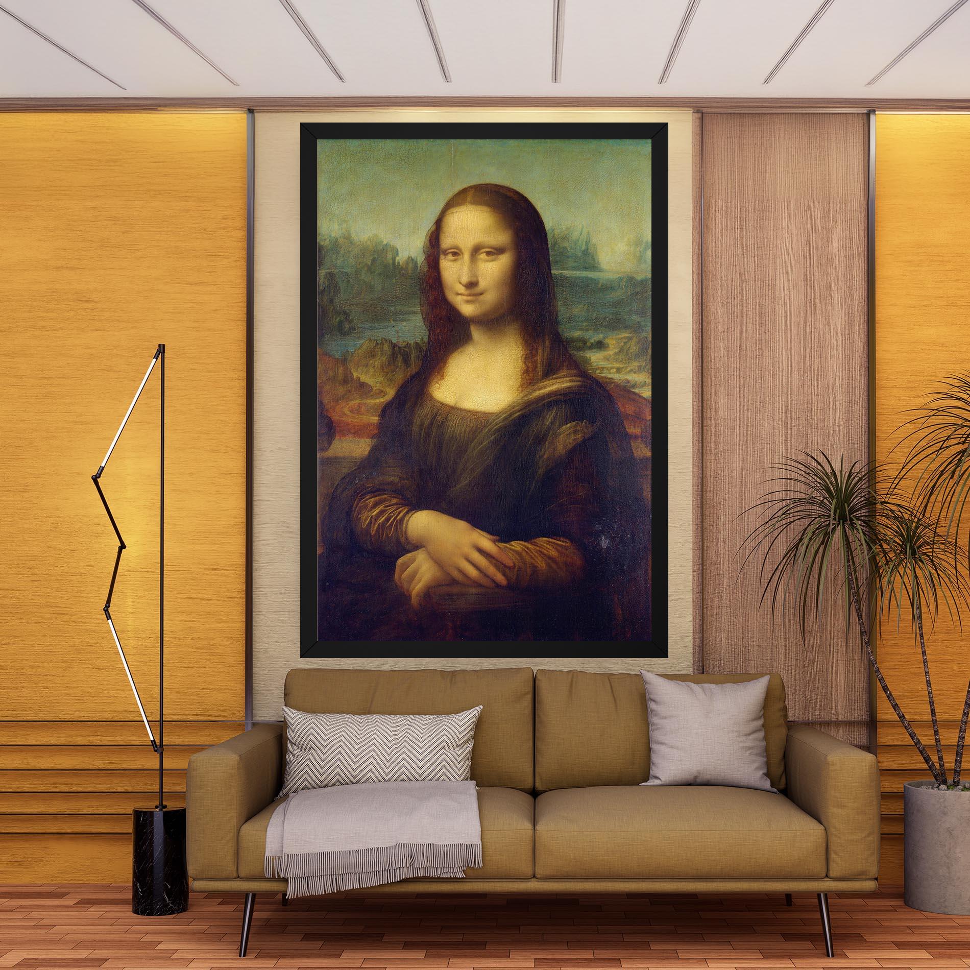 Tablou Canvas Gioconda By Leonardo Da Vinci mockup 9