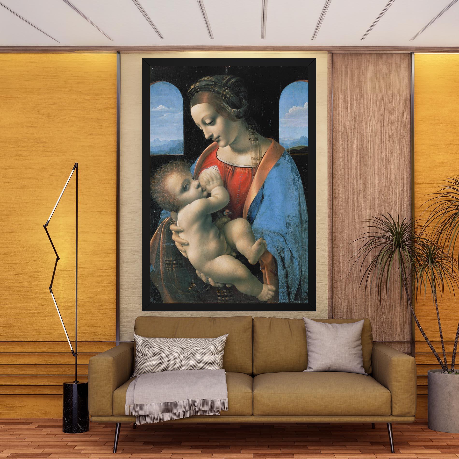 Tablou Canvas Leonardo Da Vinci Attributed Madonna Litta mockup 9