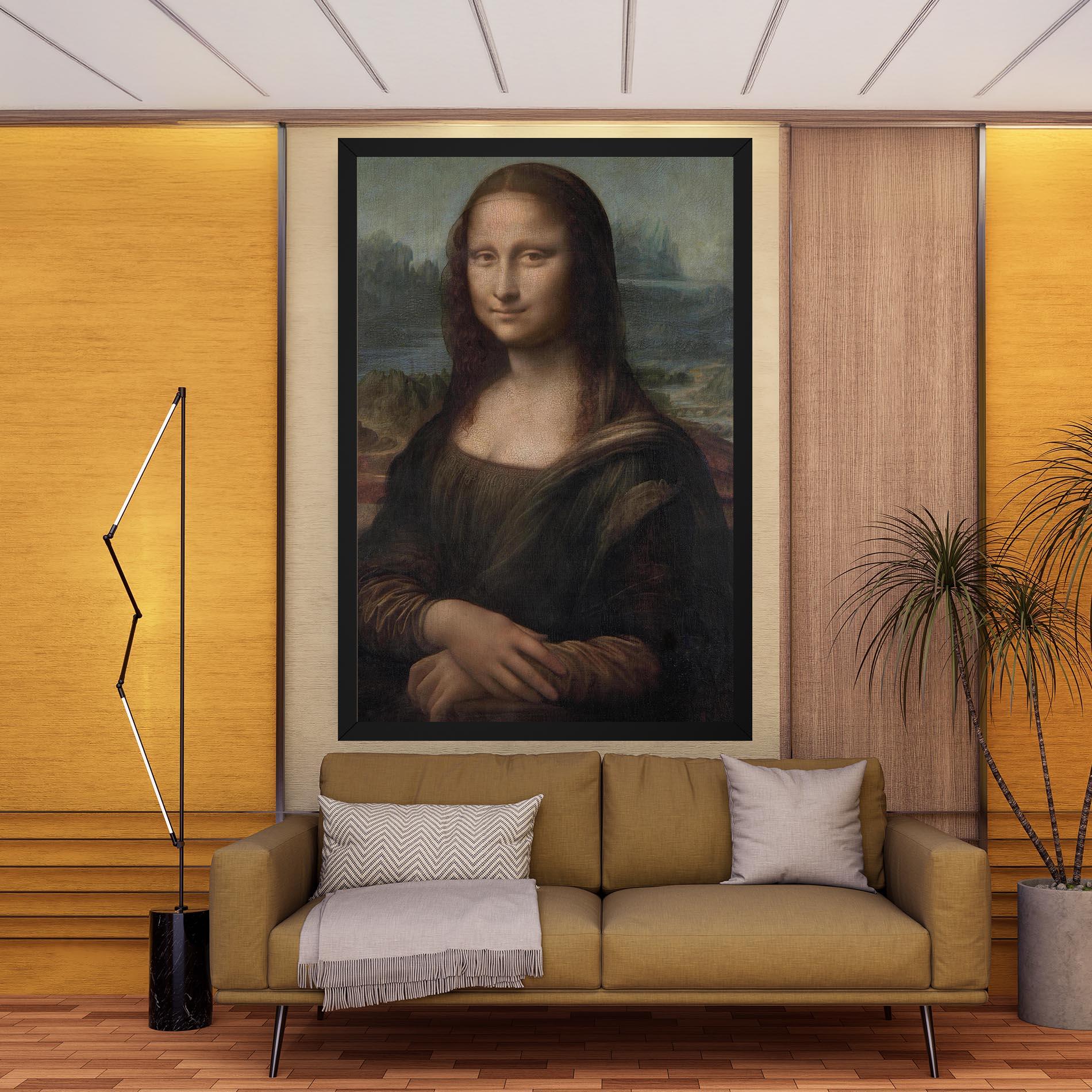 Tablou Canvas Mona Lisa By Leonardo Da Vinci mockup 9
