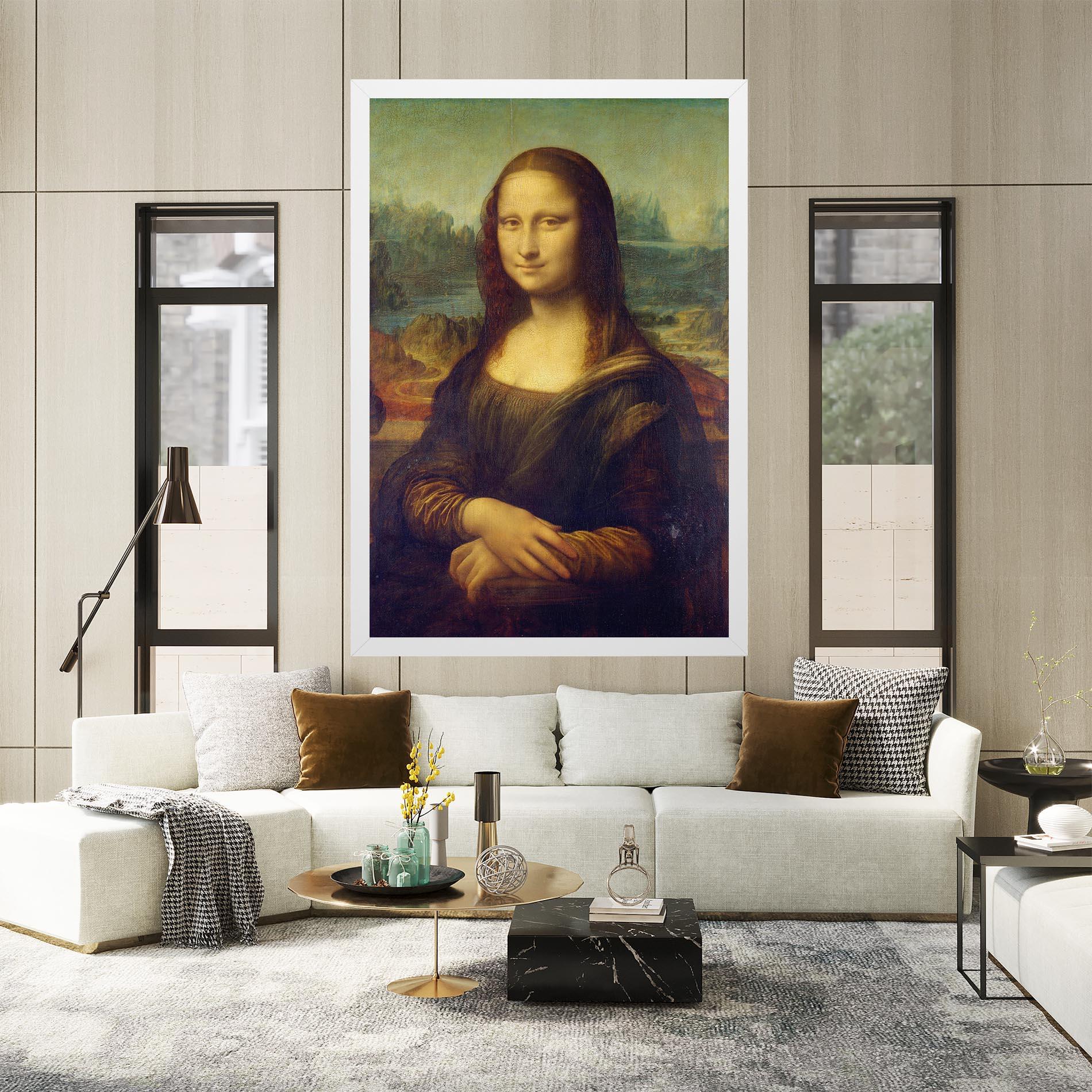 Tablou Canvas Gioconda By Leonardo Da Vinci mockup 2