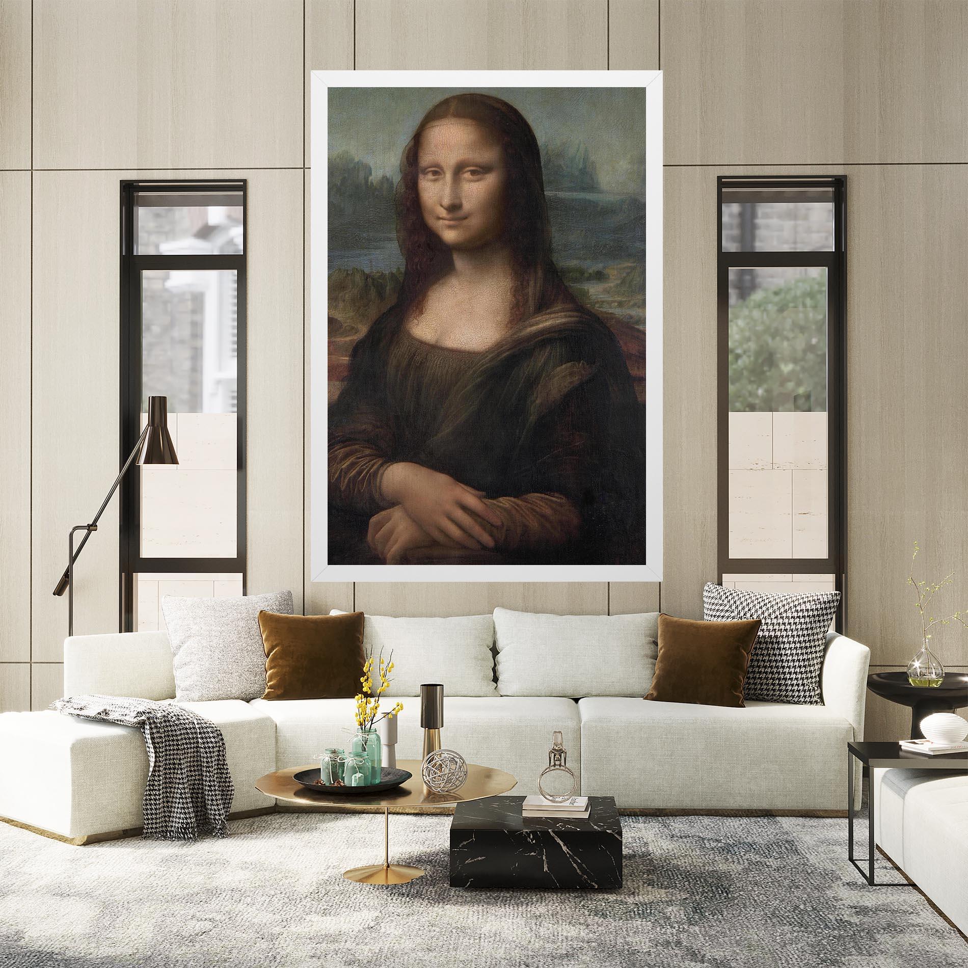 Tablou Canvas Mona Lisa By Leonardo Da Vinci mockup 2