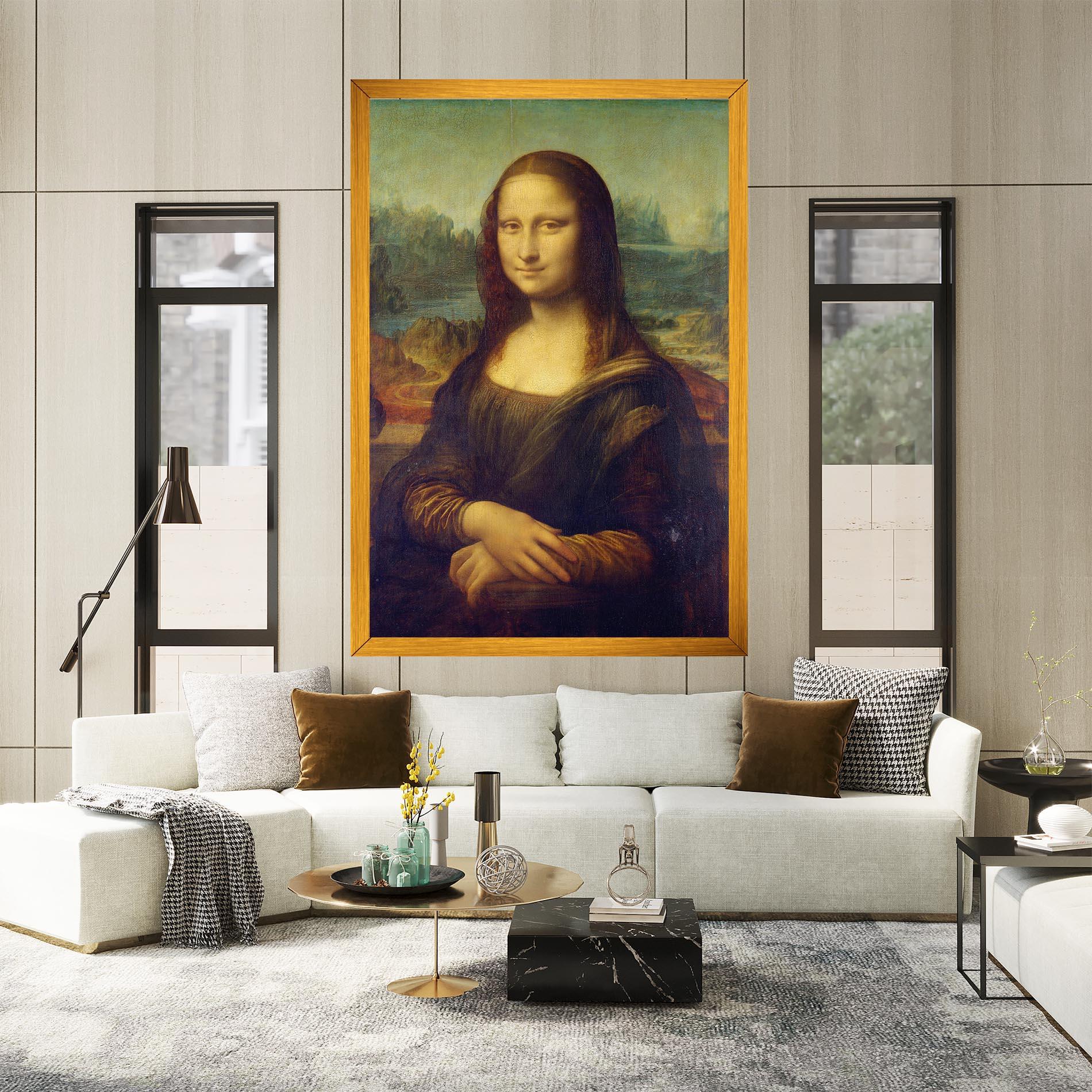 Tablou Canvas Gioconda By Leonardo Da Vinci mockup 2