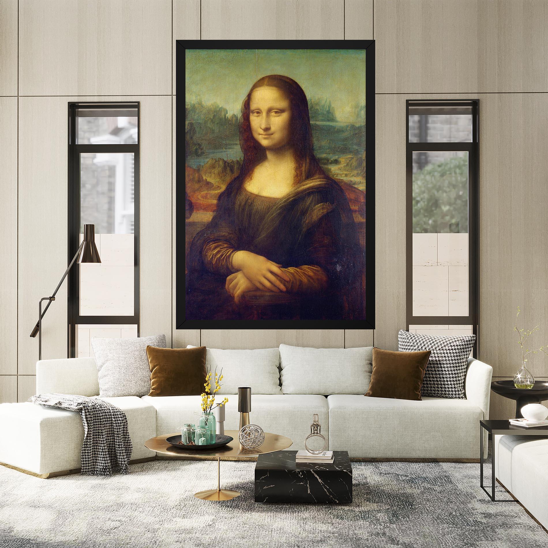 Tablou Canvas Gioconda By Leonardo Da Vinci mockup 2