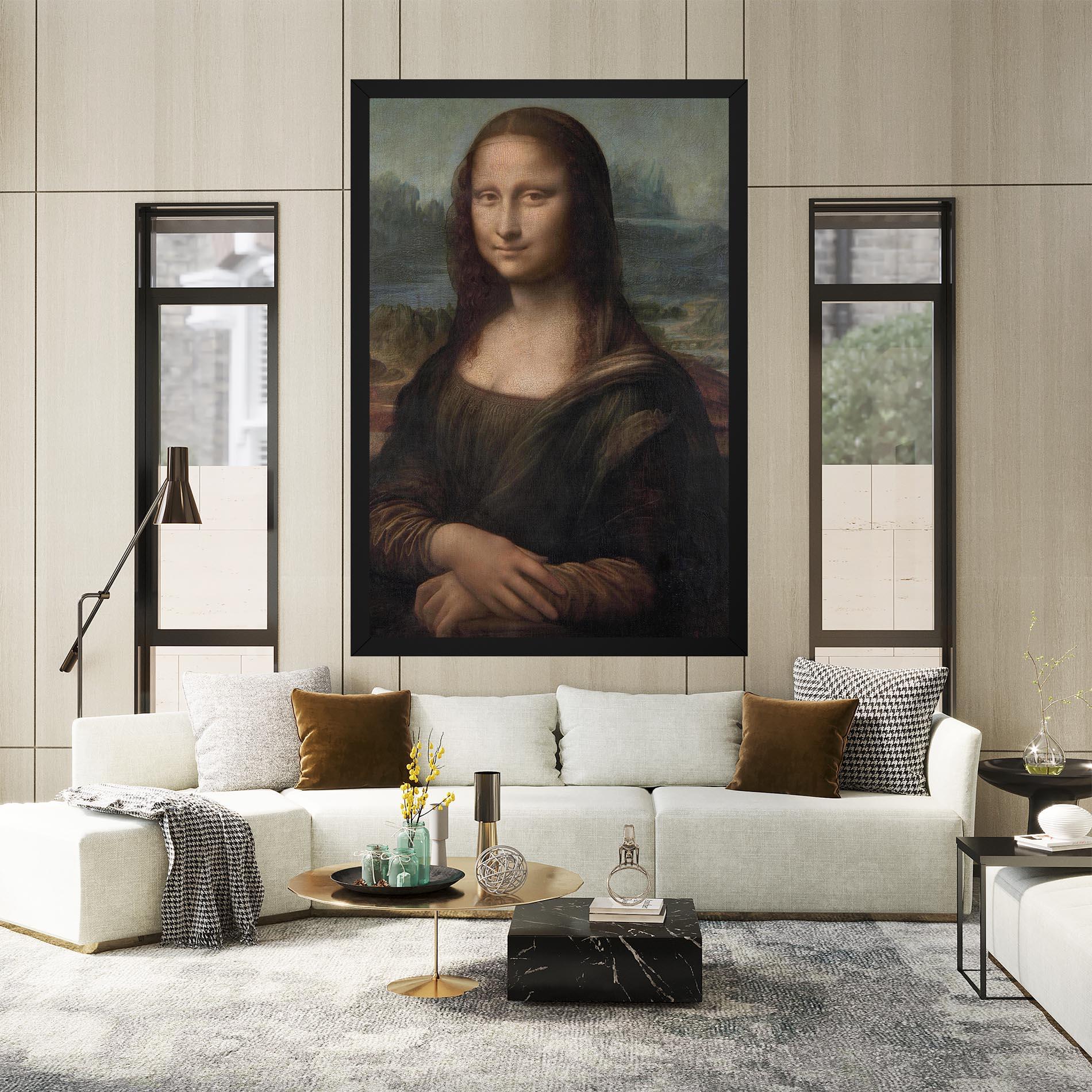 Tablou Canvas Mona Lisa By Leonardo Da Vinci mockup 2