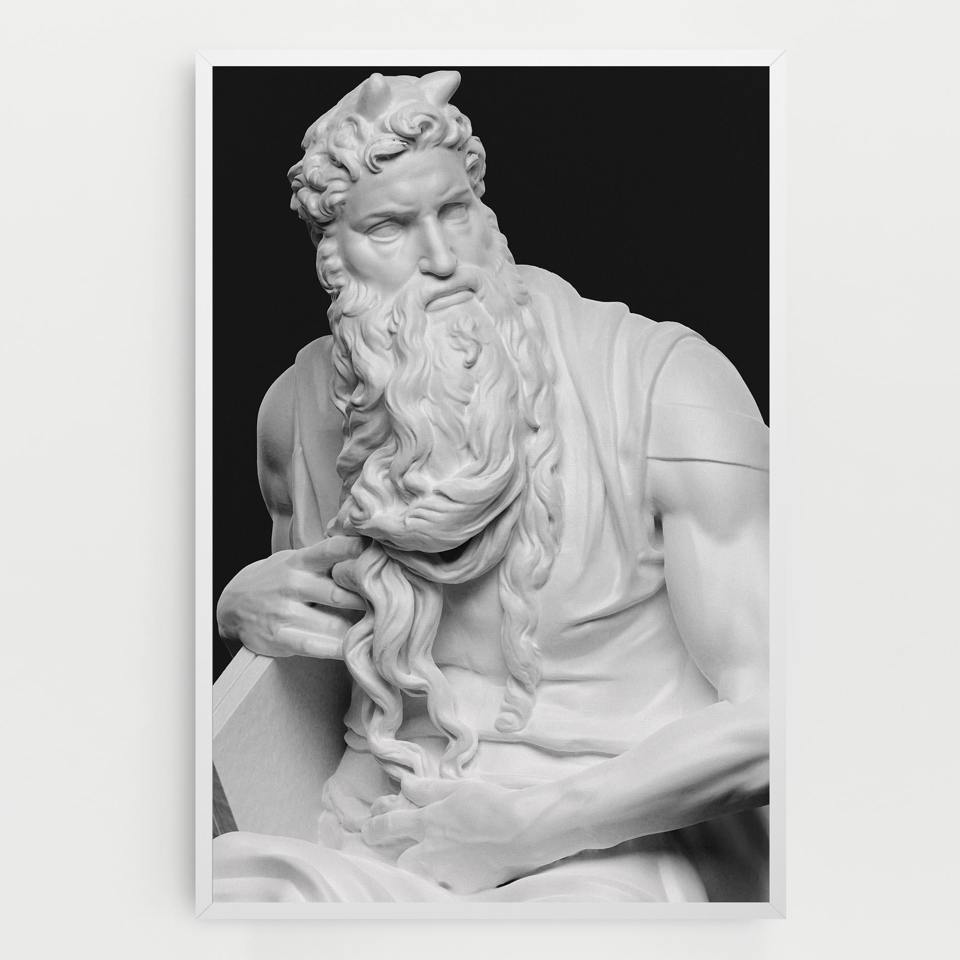 Tablou Canvas Moses Statue mockup 0
