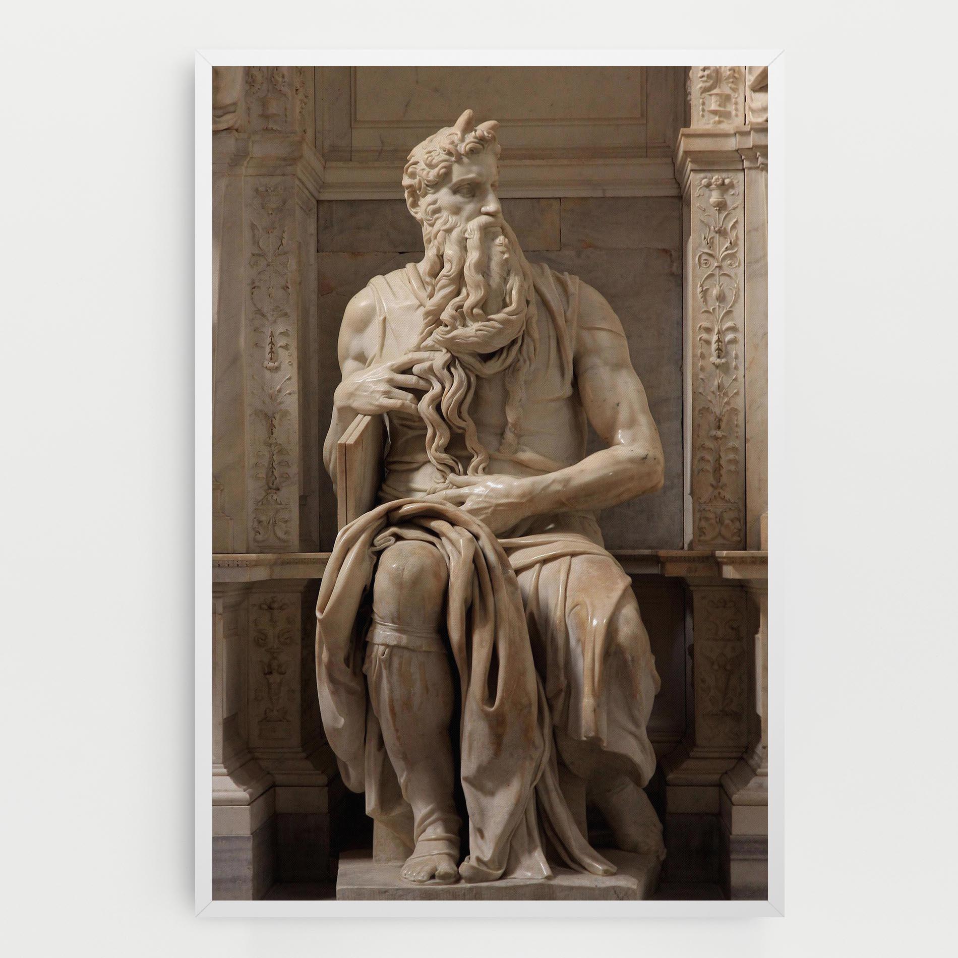 Tablou Canvas Statue Moses mockup 0