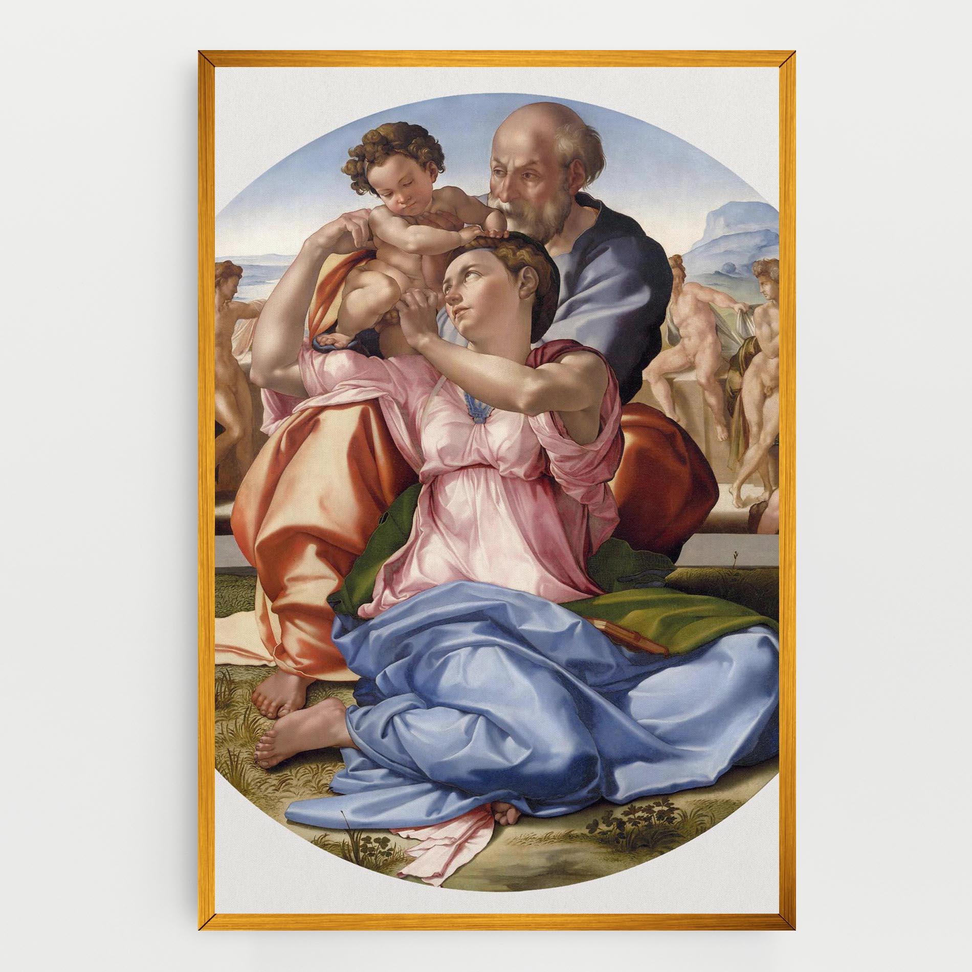 Tablou Canvas Doni Tondo mockup 0