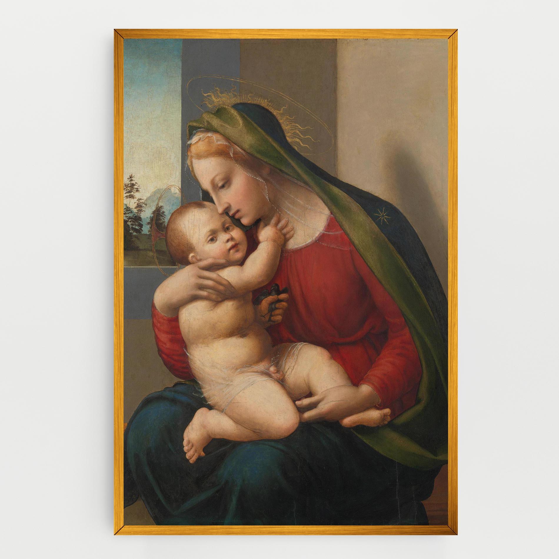 Tablou Canvas Madonna And Child mockup 0