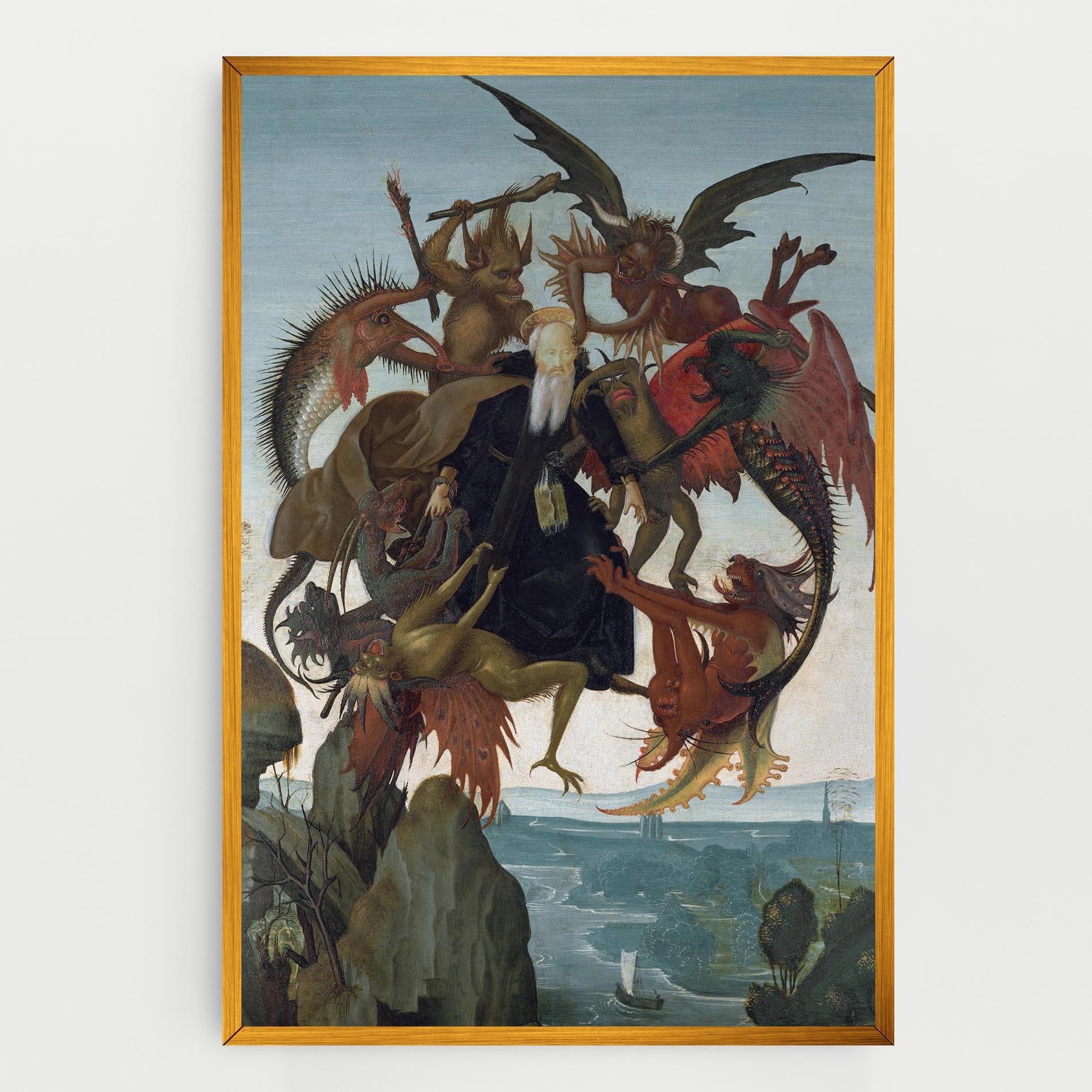 Tablou Canvas Torment Of Saint mockup 0