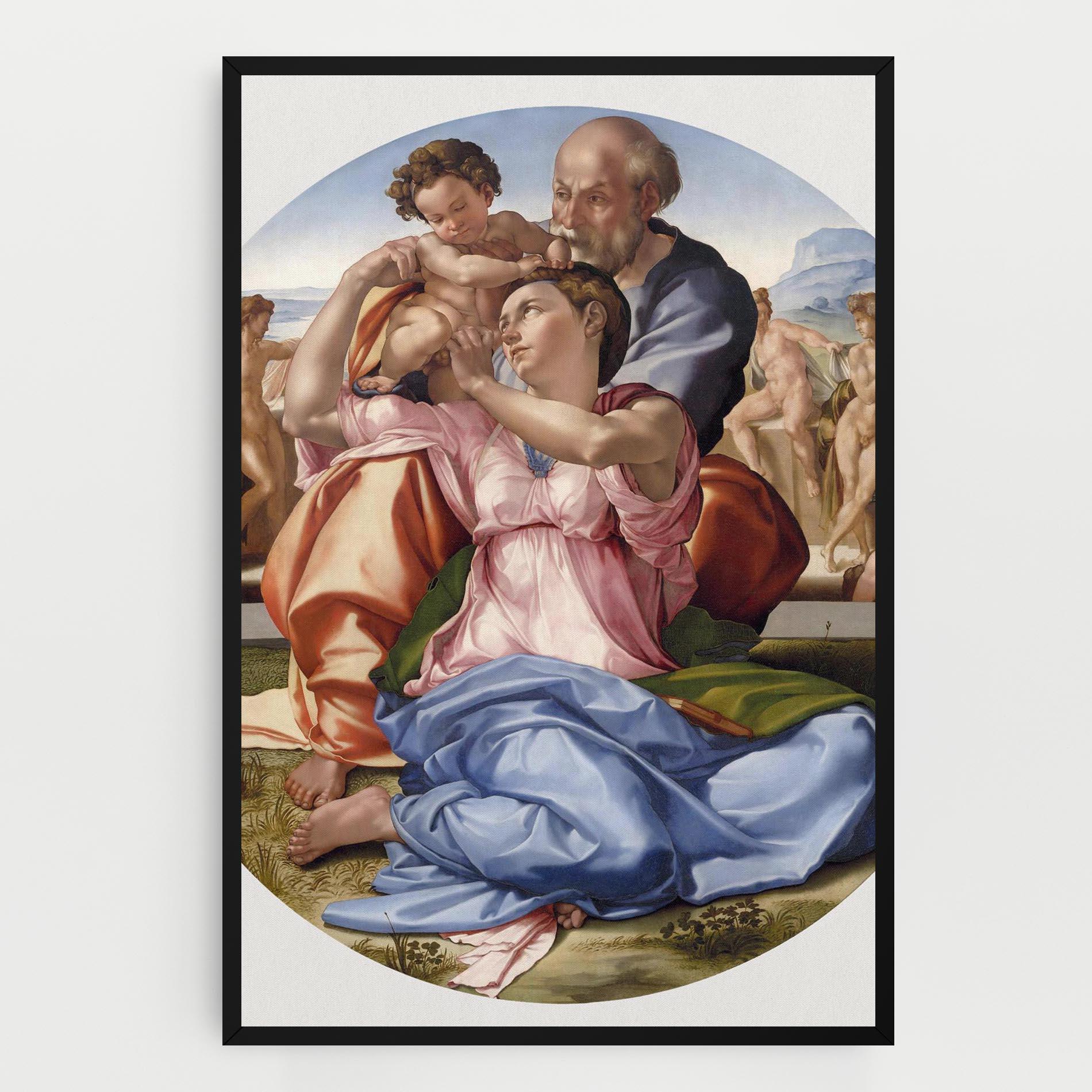 Tablou Canvas Doni Tondo mockup 0